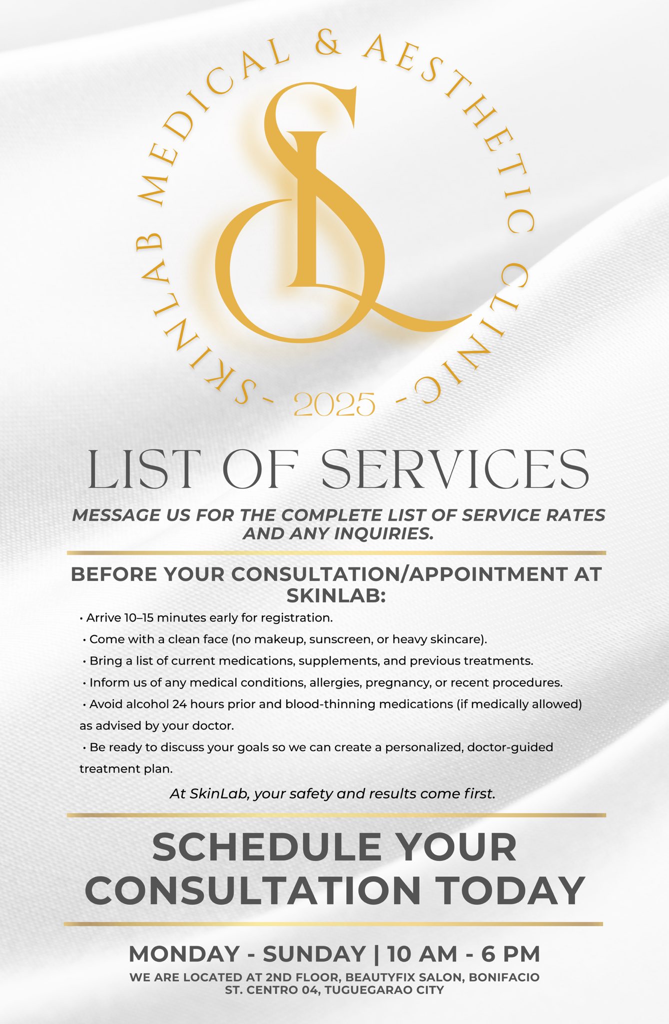SkinLab Medical & Aesthetic Clinic Facebook ad