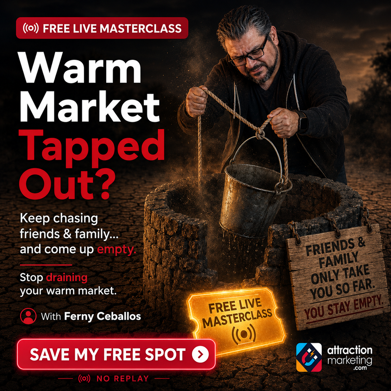 Attraction Marketing Facebook ad