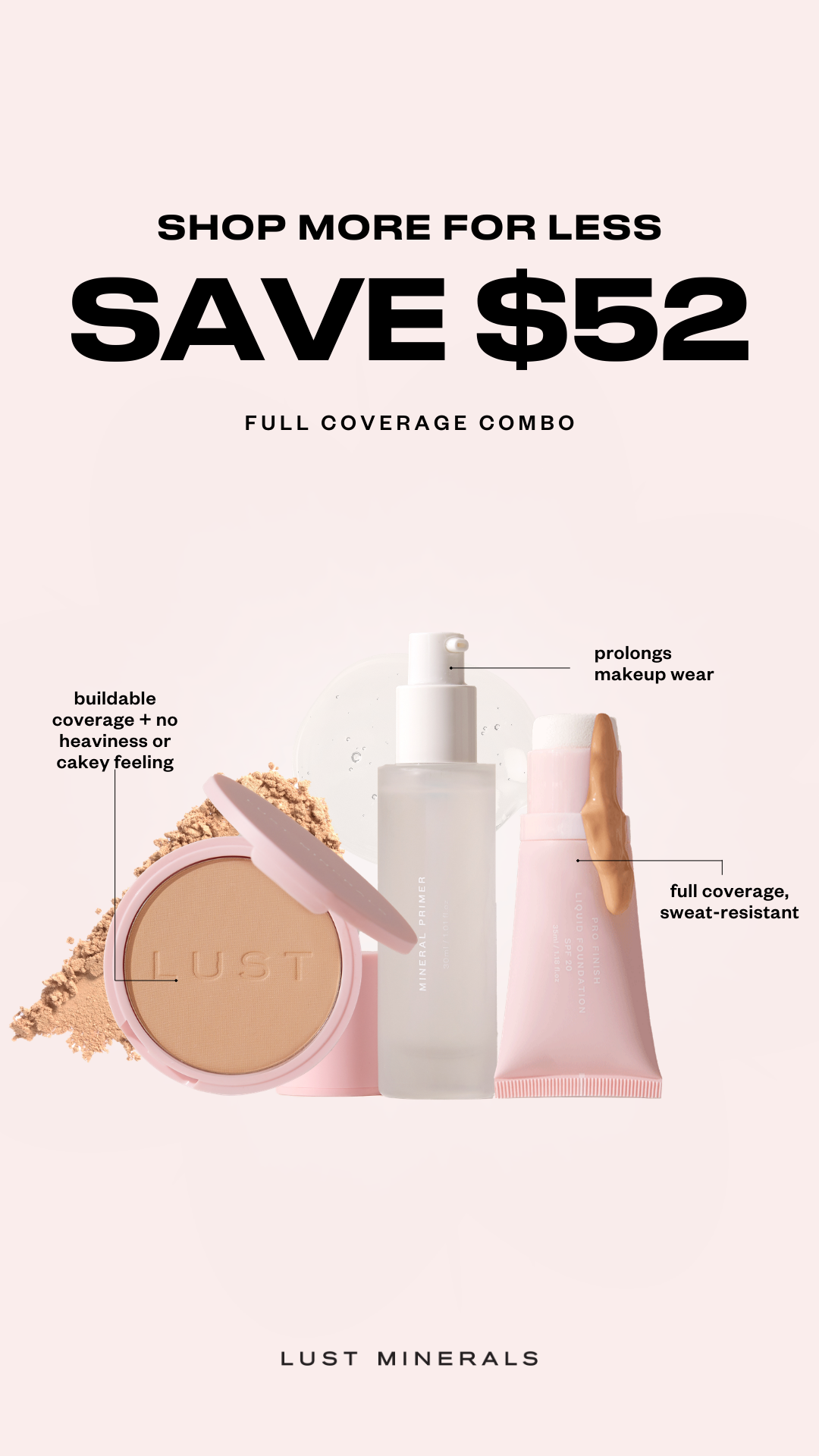 Lust Minerals Facebook ad