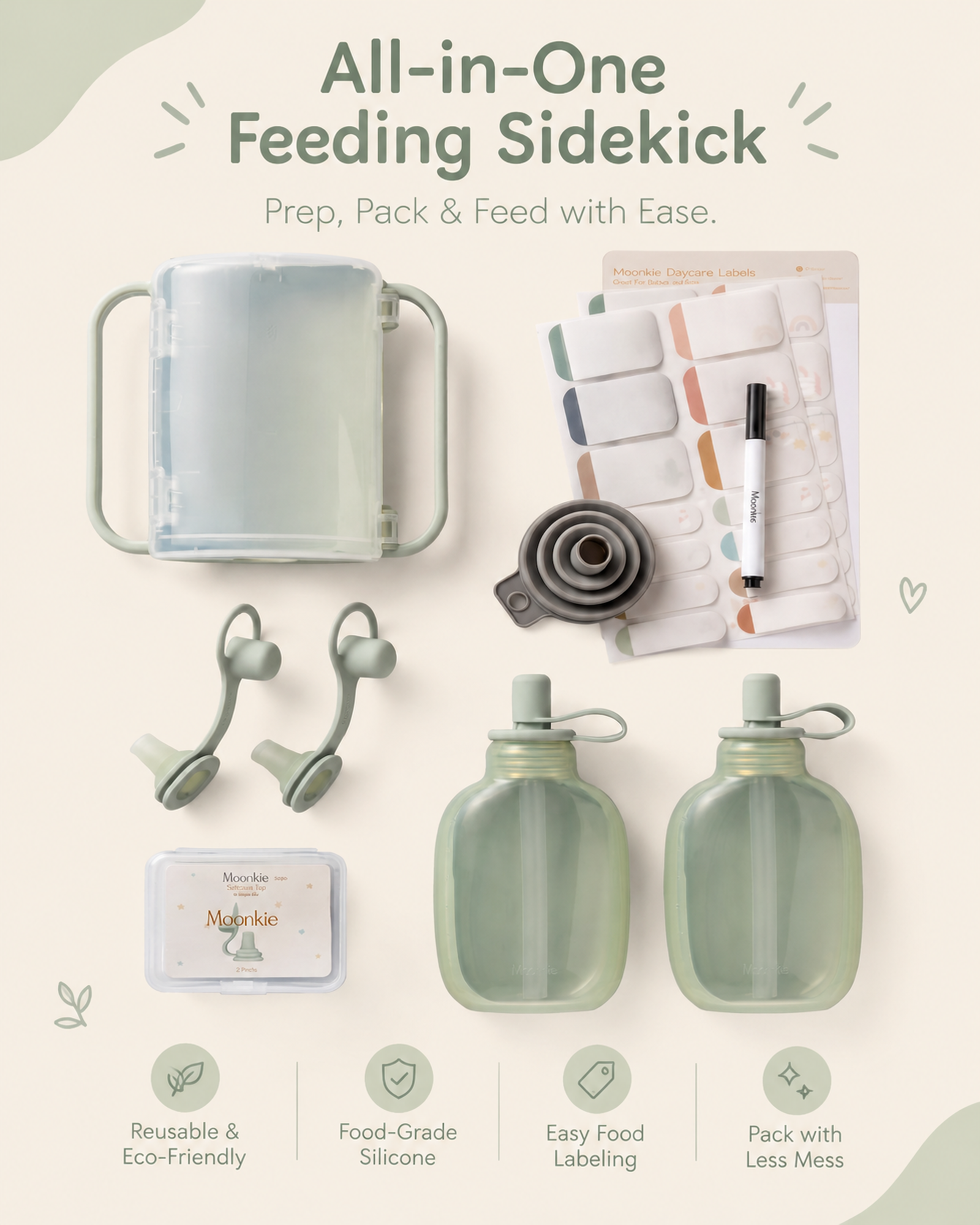Moonkie Facebook ad: Everything You Need in One Set