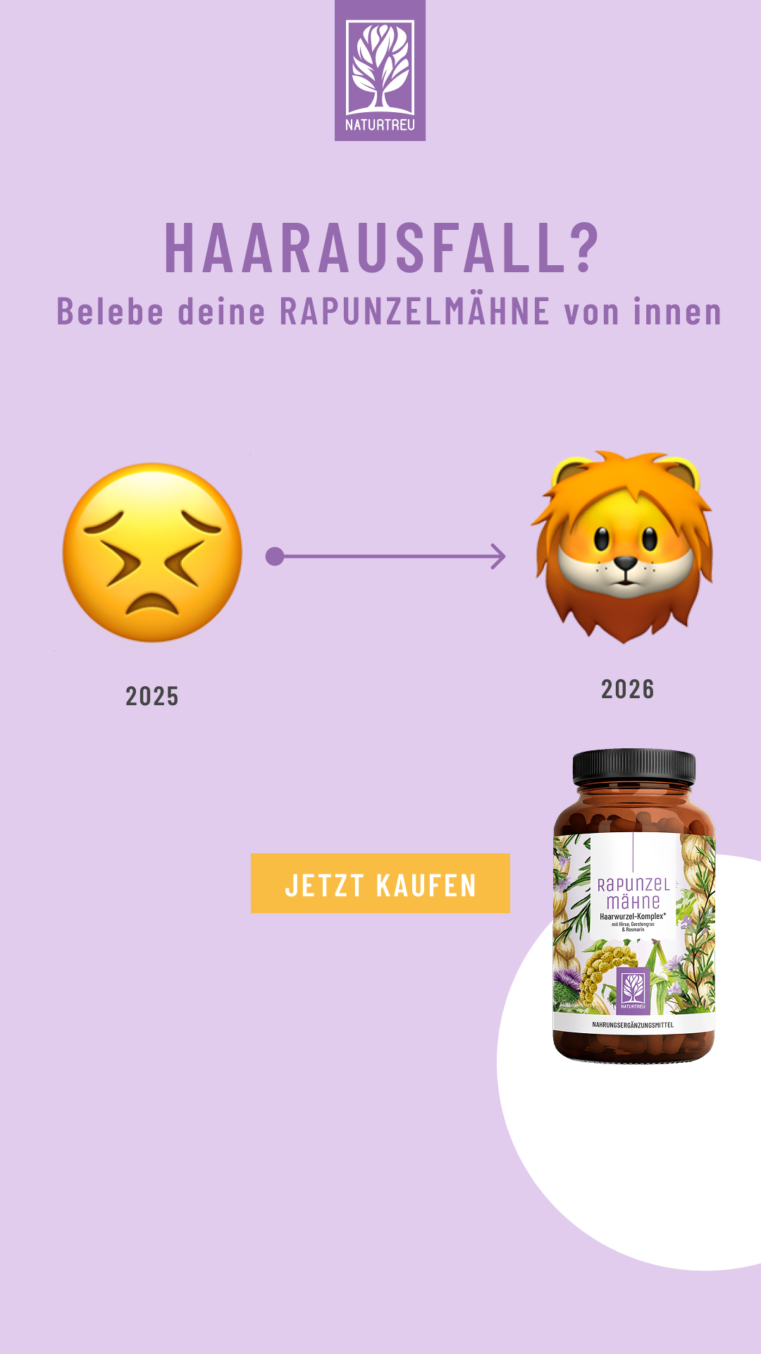 Naturtreu - Hochdosierte Vitamine und Mineralien Facebook ad