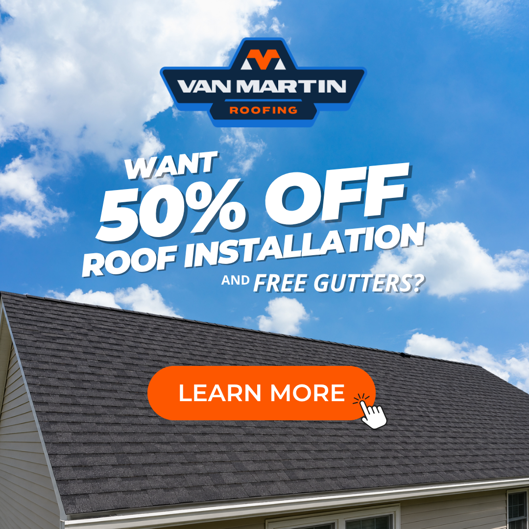 Van Martin Roofing Facebook ad