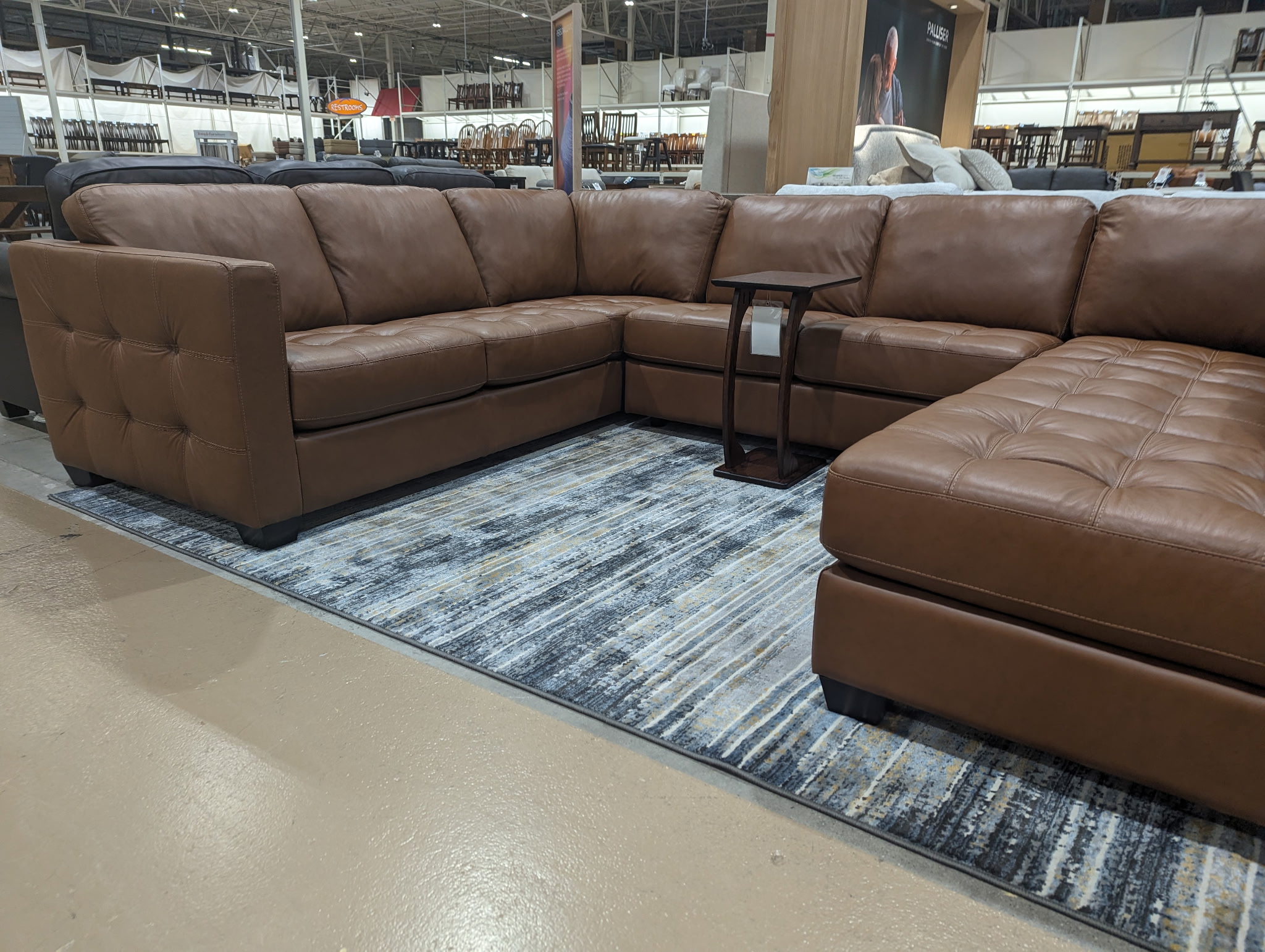 Mueller Furniture & Mattress Warehouse Showroom Facebook ad: Mueller Furniture’s ½ 𝐏𝐑𝐈𝐂𝐄 𝐒𝐀𝐋𝐄 is in full…
