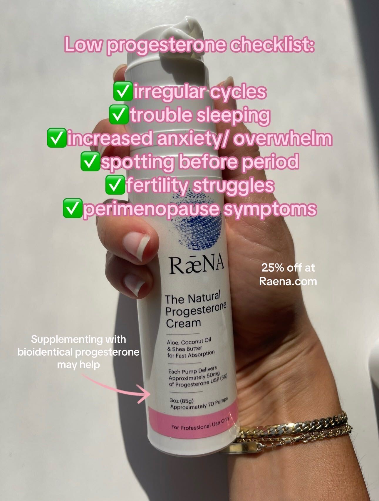 Raena Health Facebook ad