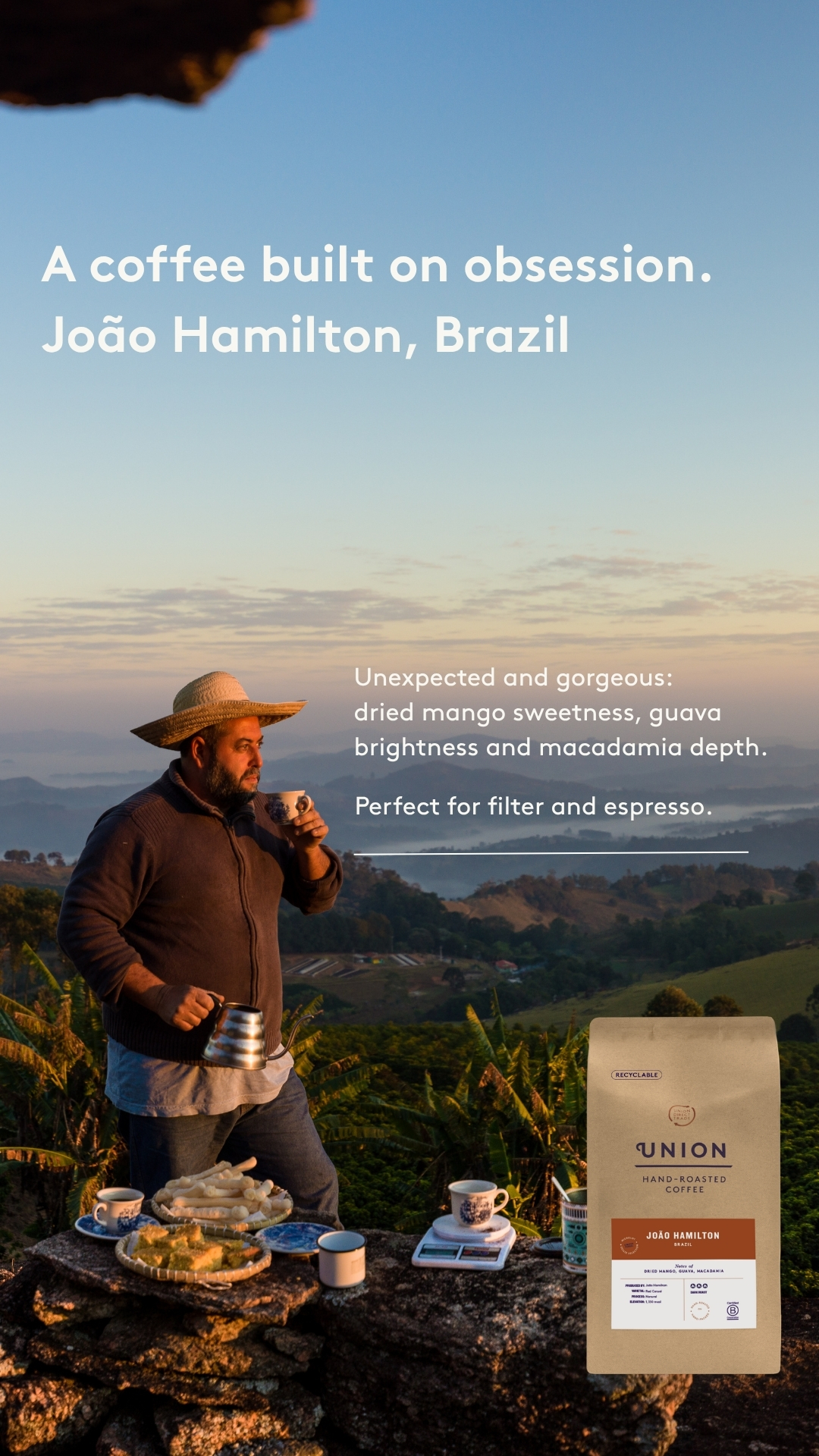 Union Hand-Roasted Coffee Facebook ad