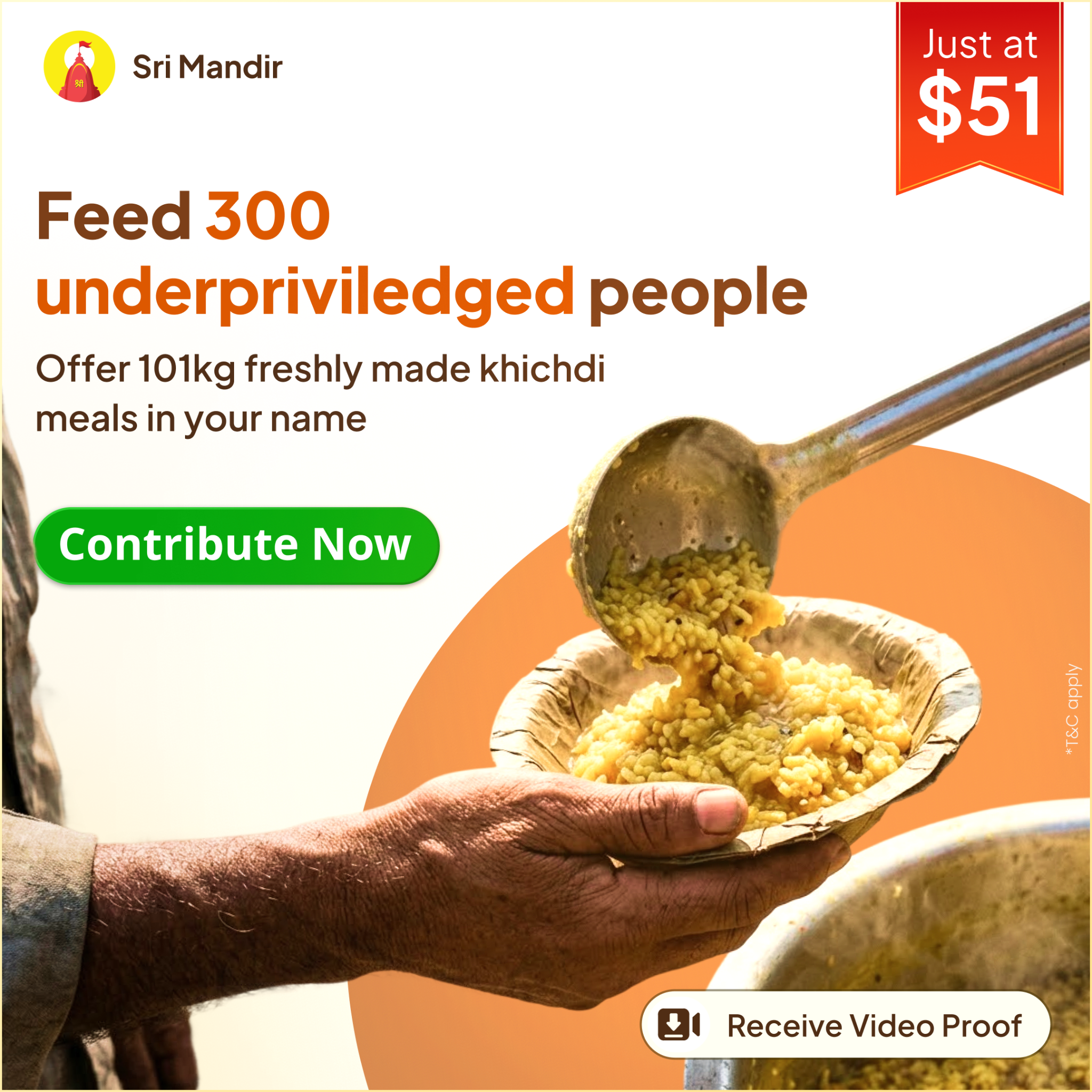 Sri Mandir - Seva Facebook ad