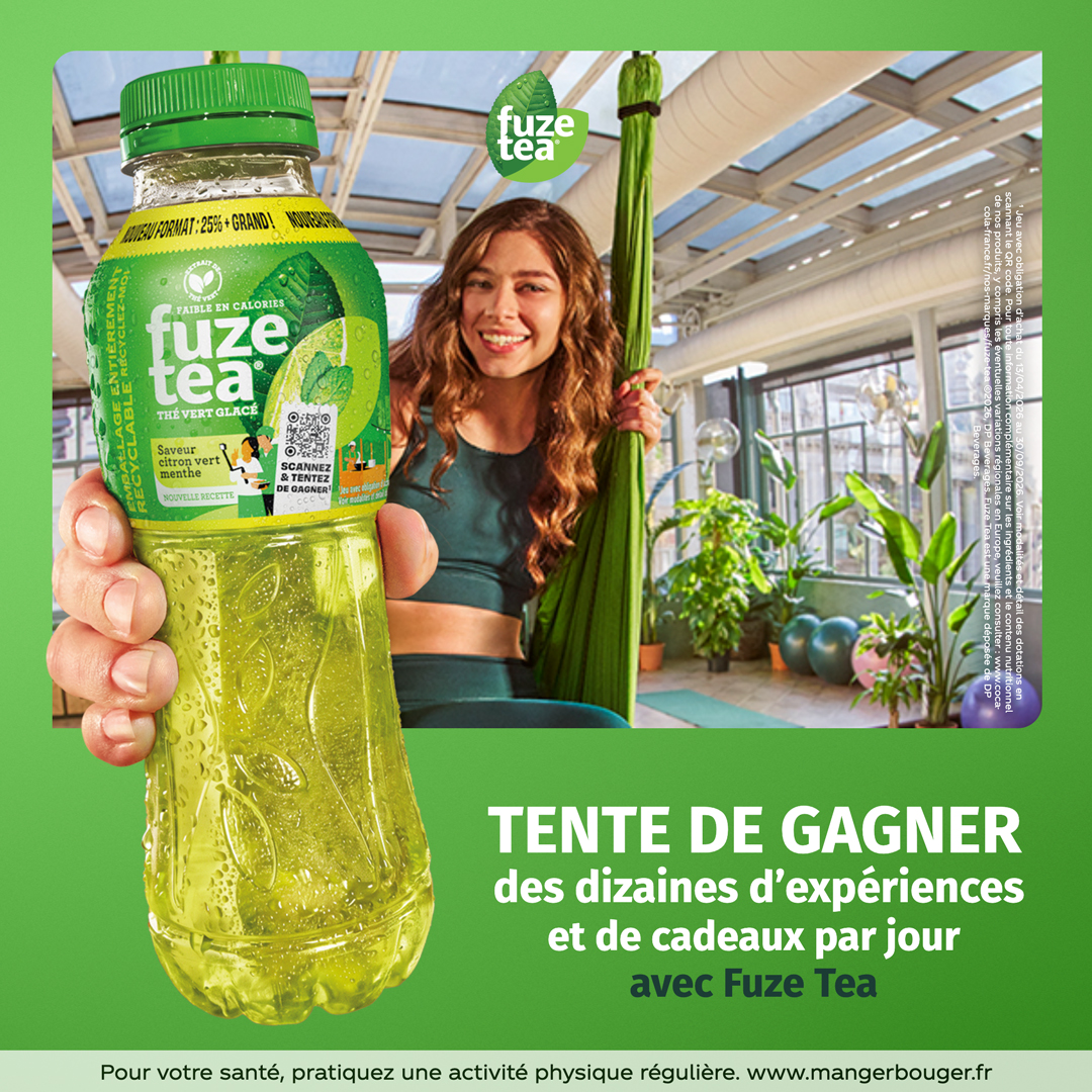 Fuze Tea Europe Facebook ad