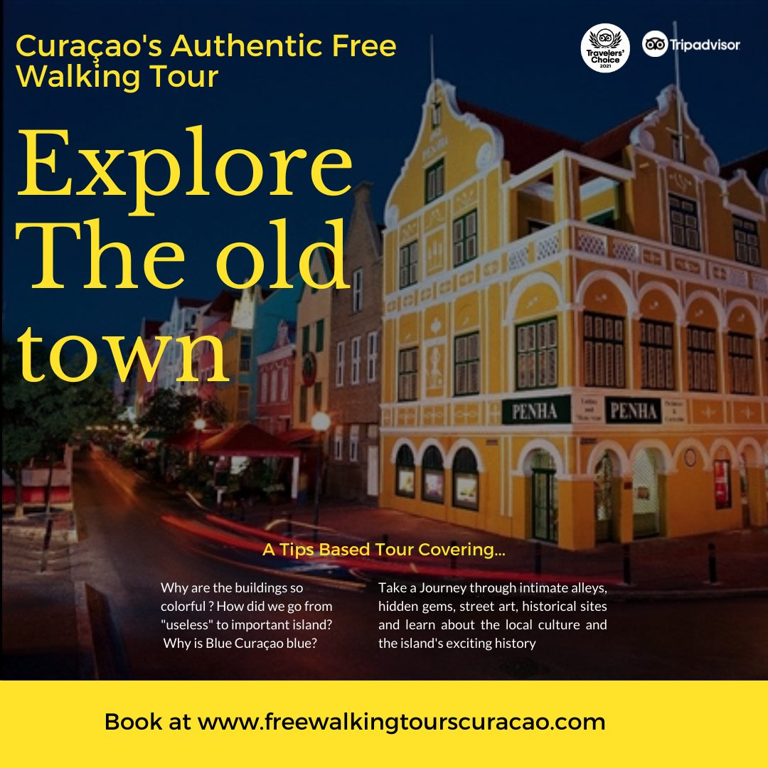 Free Walking Tours Curacao Facebook ad: Free Walking Tours Curaçao | The Authentic Curaçao