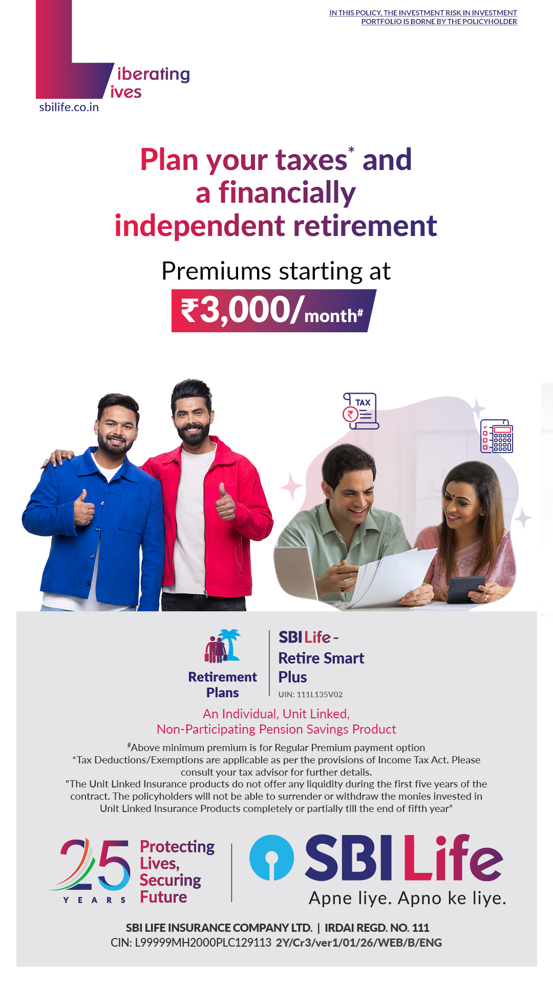 SBI Life Insurance Facebook ad