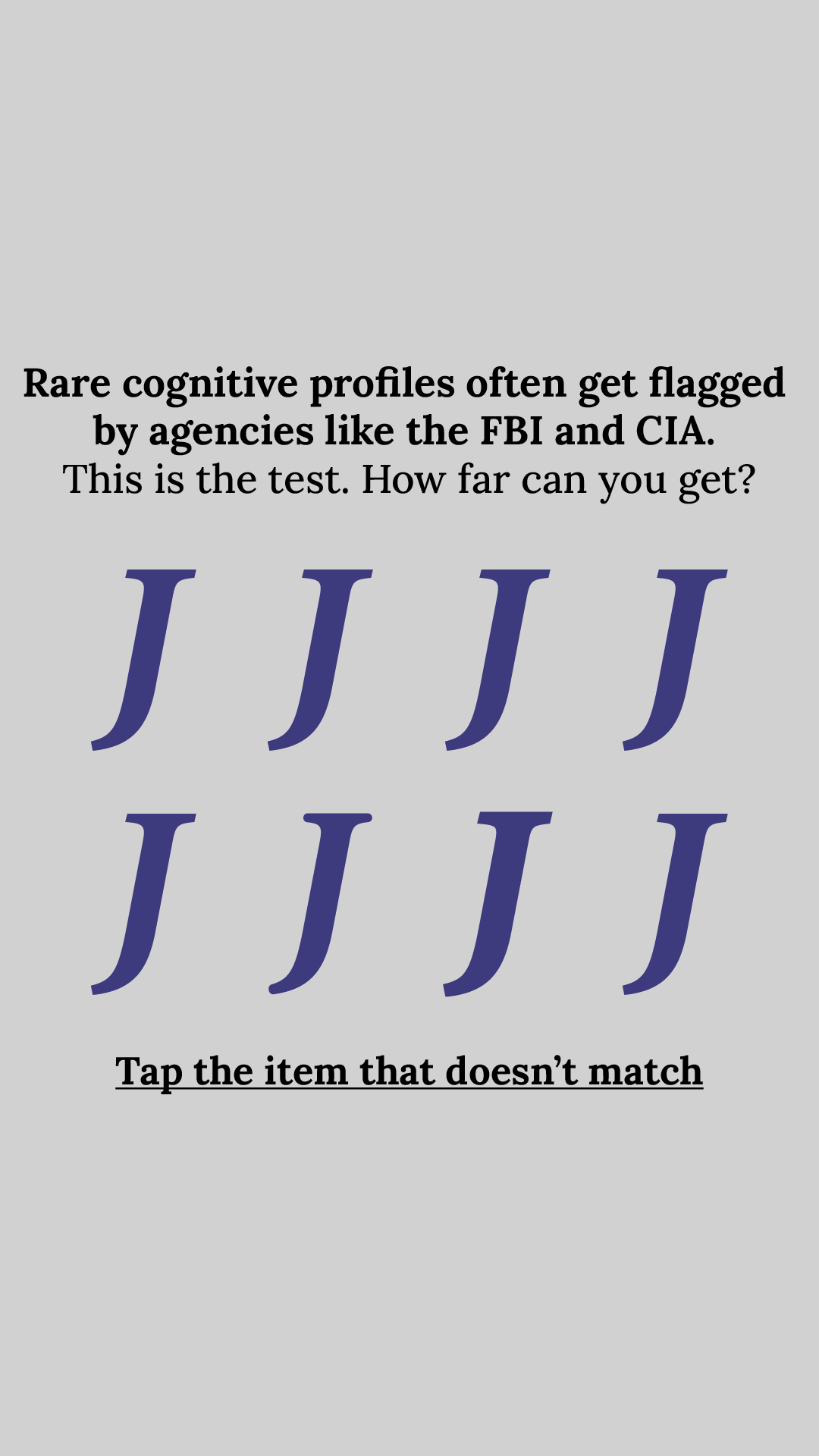 Brain Health Check Facebook ad