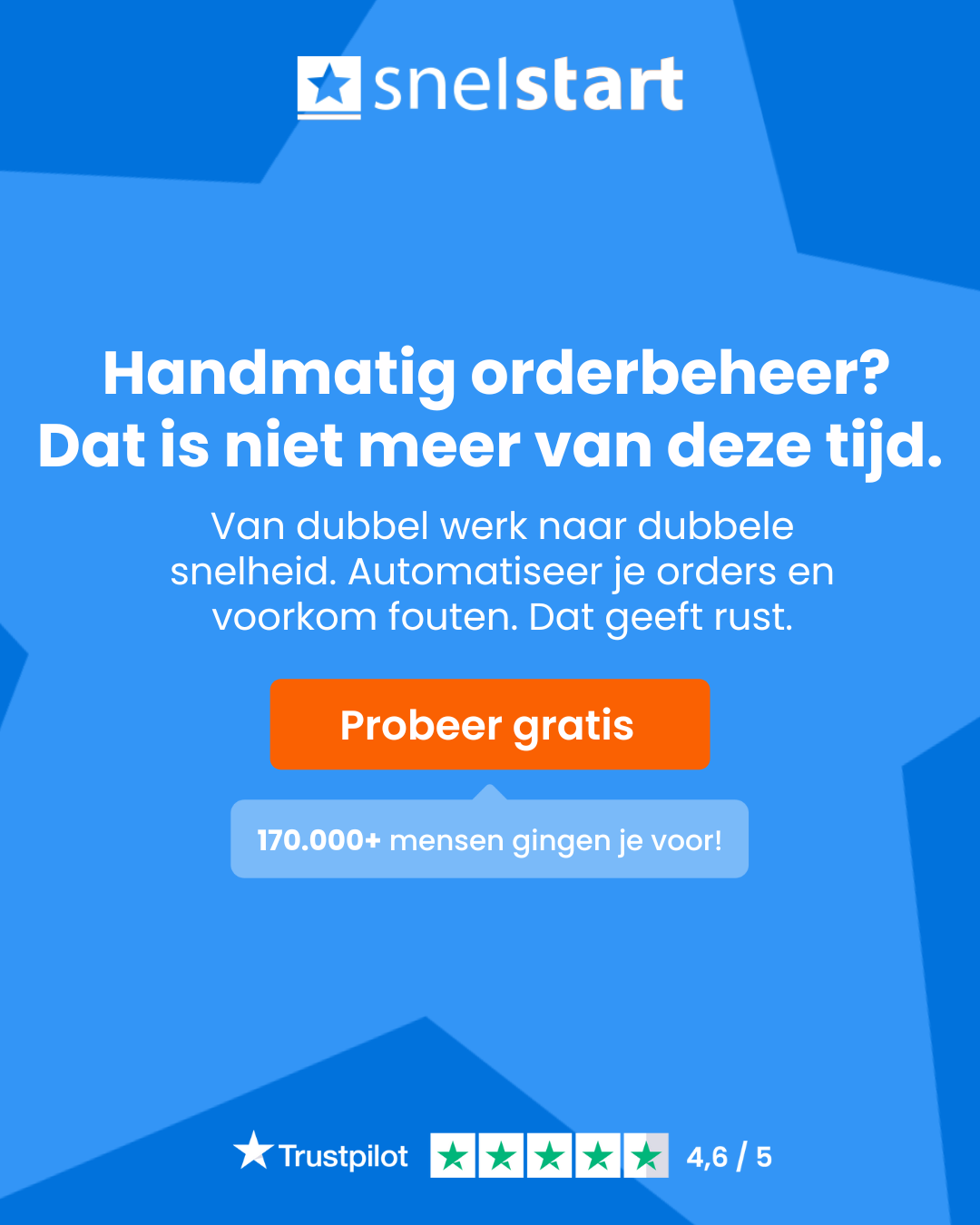 SnelStart Facebook ad