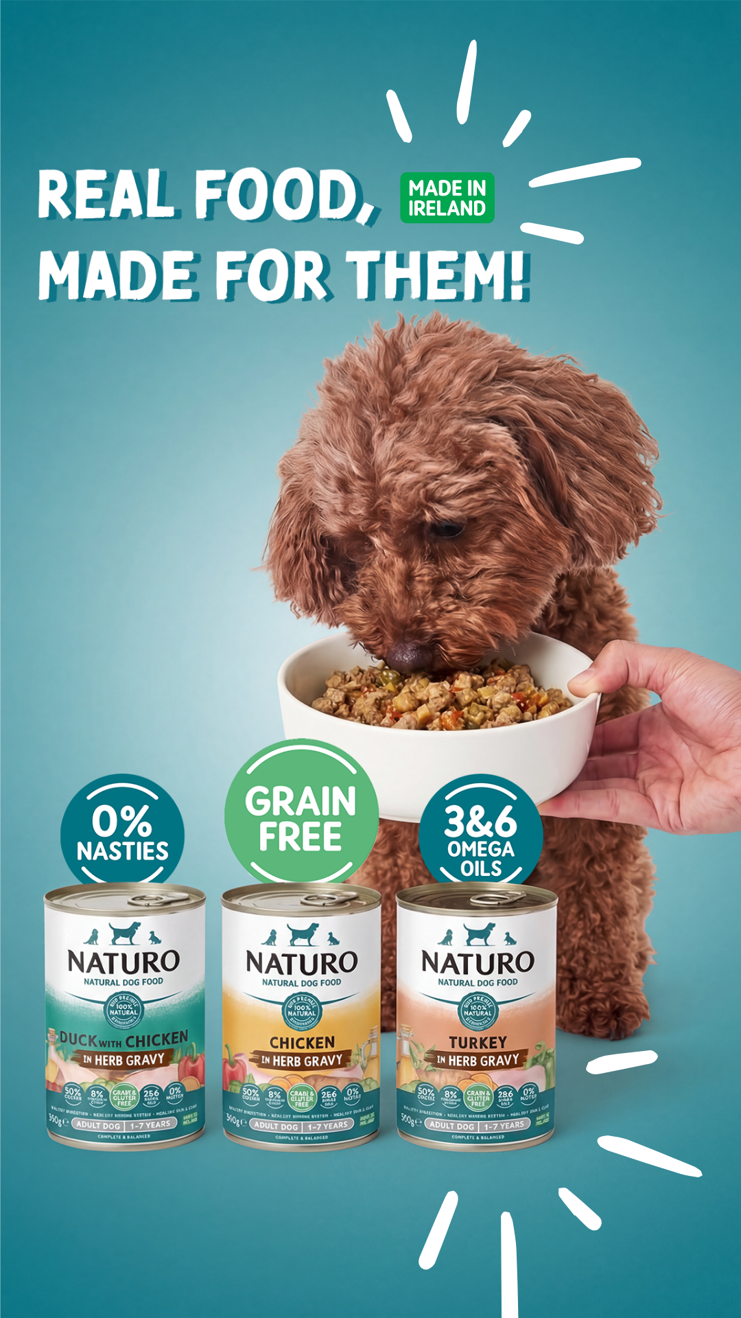Naturo Natural Pet Food Facebook ad
