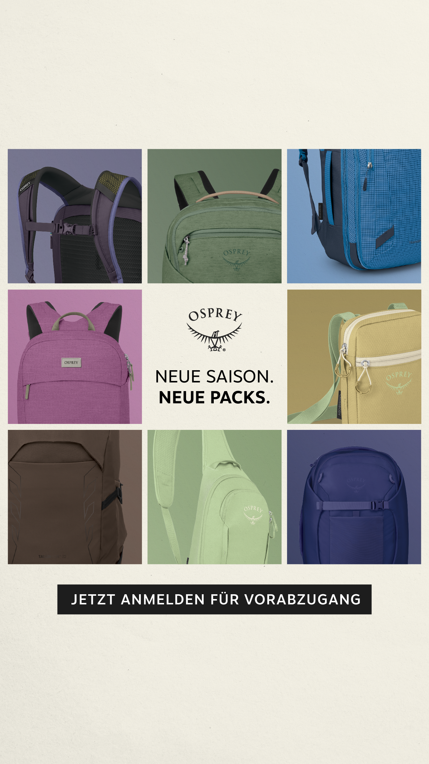 Osprey Europe Facebook ad