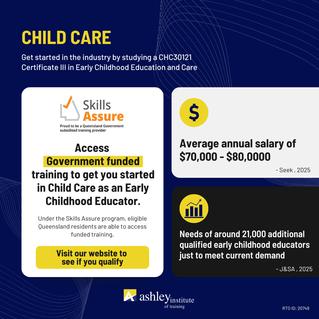 Ashley Institute of Training RTO 20749 Facebook ad
