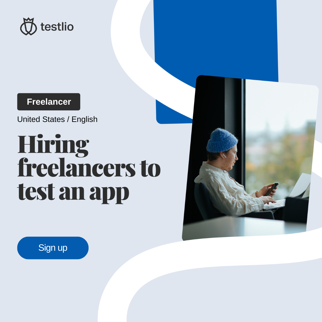 TestlioJobs Facebook ad from Apr 16, 2026