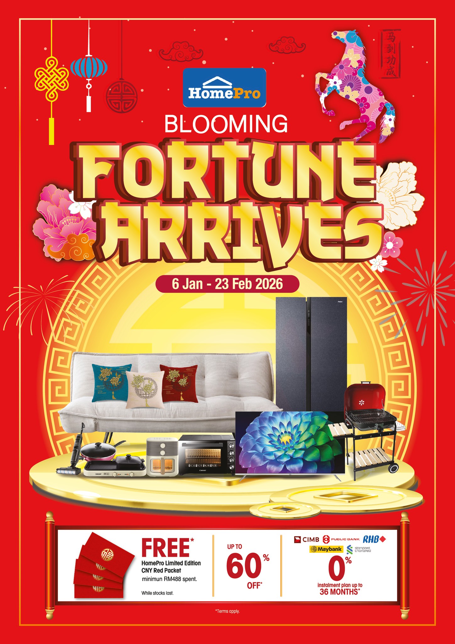 HomePro Malaysia Facebook ad: ๐๐น๐ผ๐ผ๐บ๐ถ๐ป๐ด ๐๐ผ๐ฟ๐๐๐ป๐ฒ ๐๐ฟ๐ฟ๐ถ๐๐ฒ๐ ๐ฎ๐โฆ