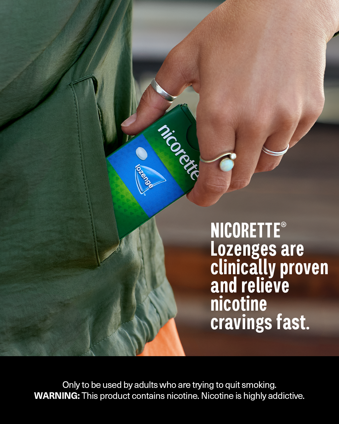 Nicorette Canada Facebook ad