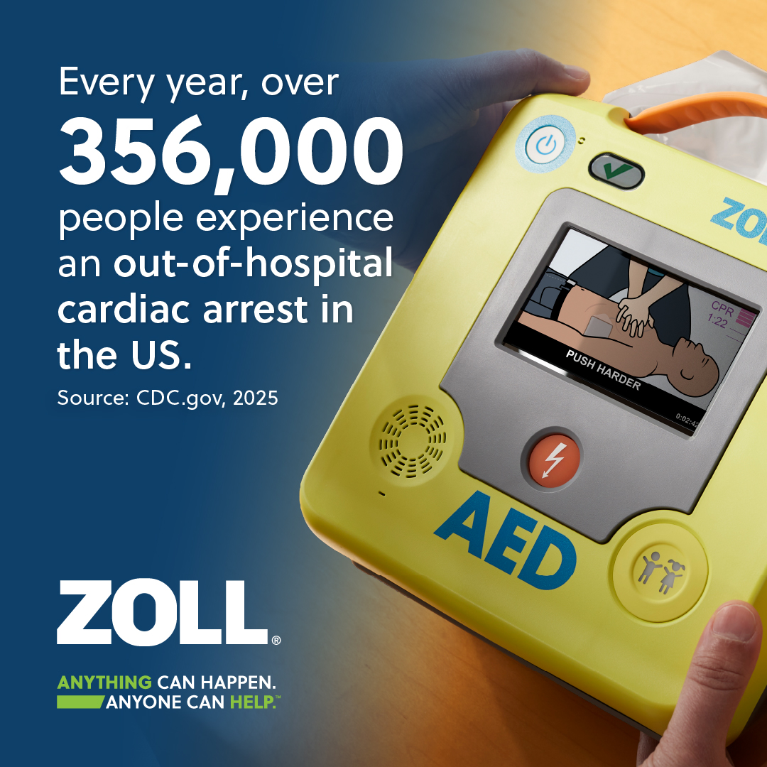 ZOLL Public Safety Facebook ad: Need a New AED? We’re Ready.