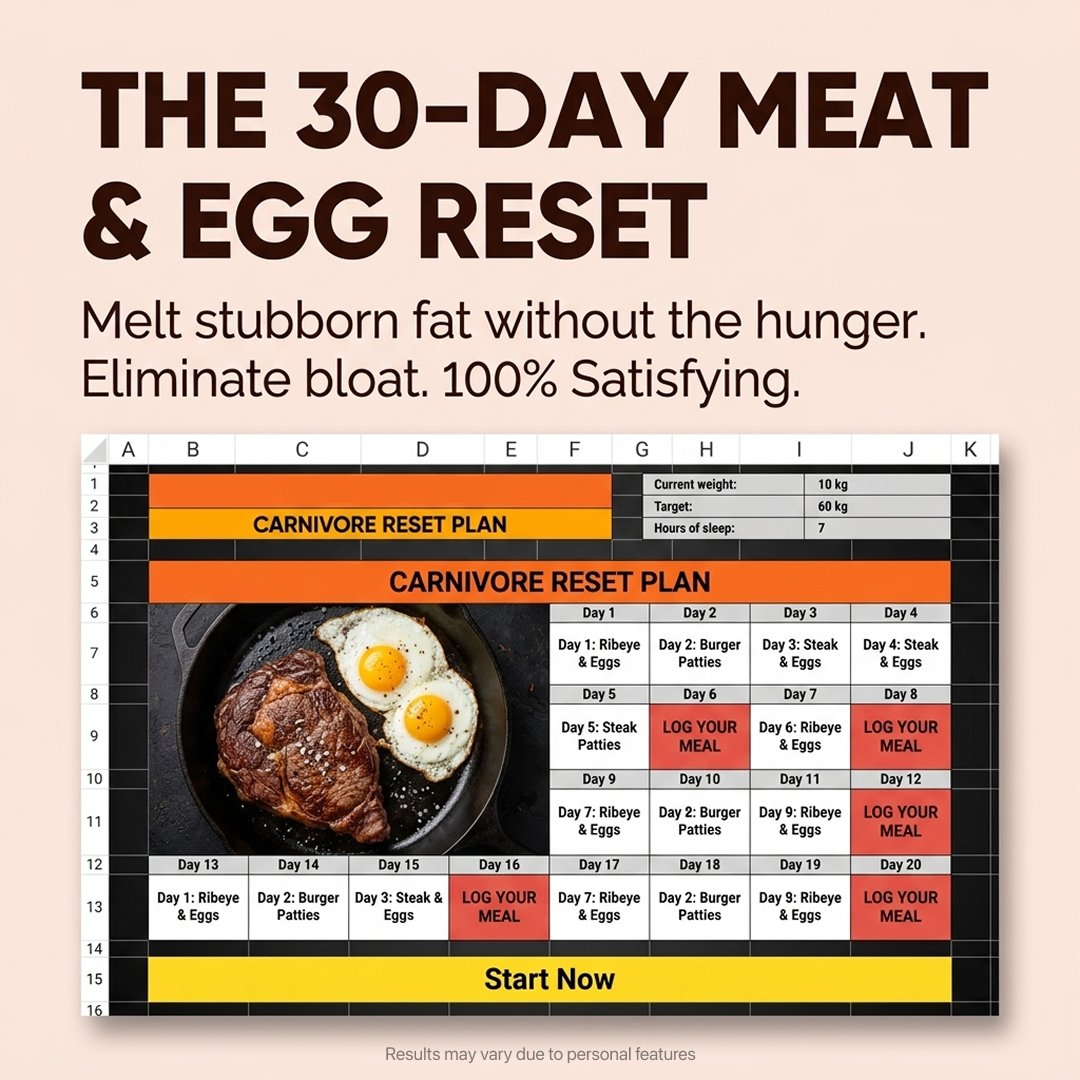 No Carbs Challenge Facebook ad