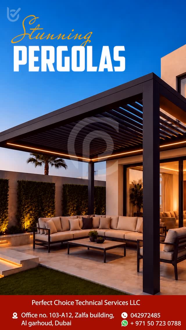 Perfect Choice Technical Service Facebook ad: Turn your unused outdoor space into a luxurious…