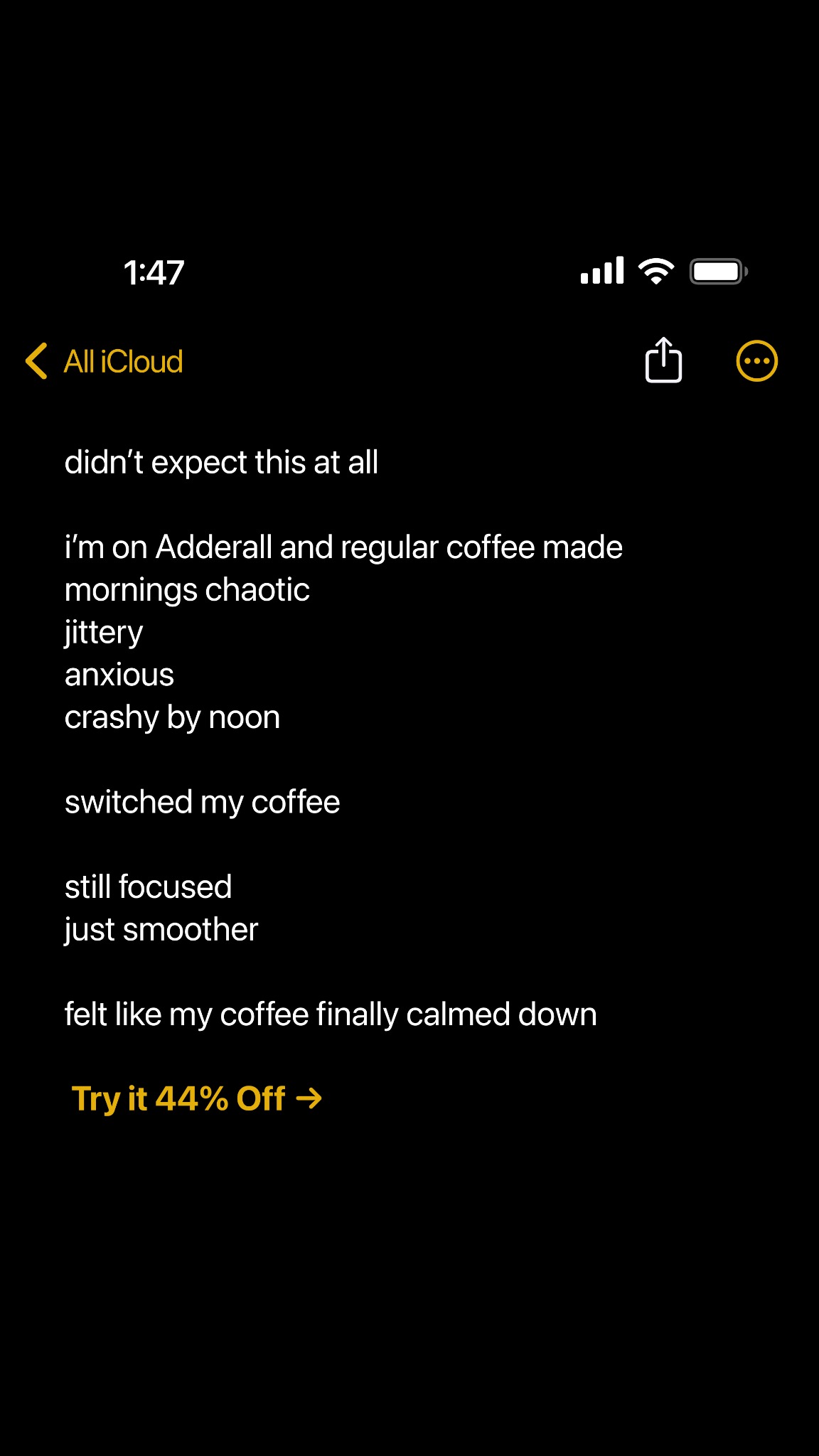 Everyday Dose Facebook ad