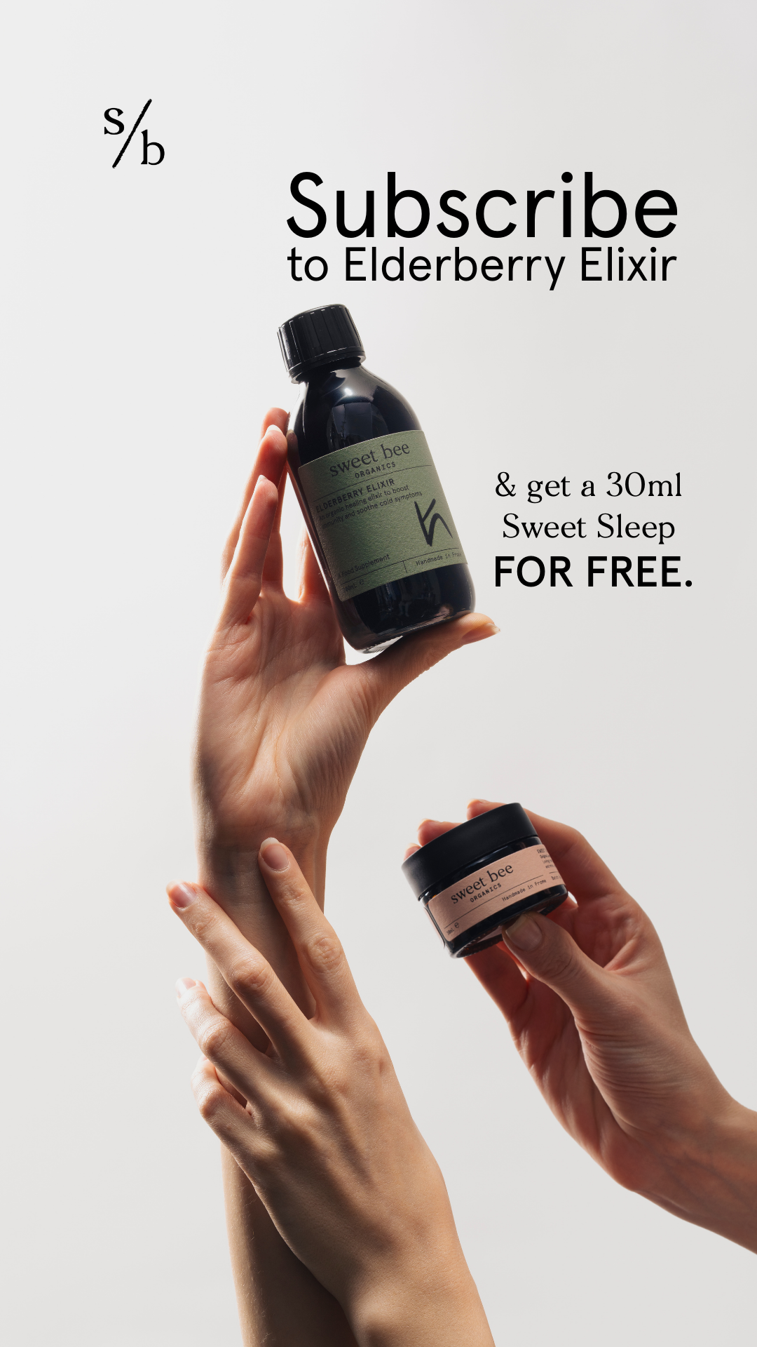 Sweet Bee Organics Facebook ad