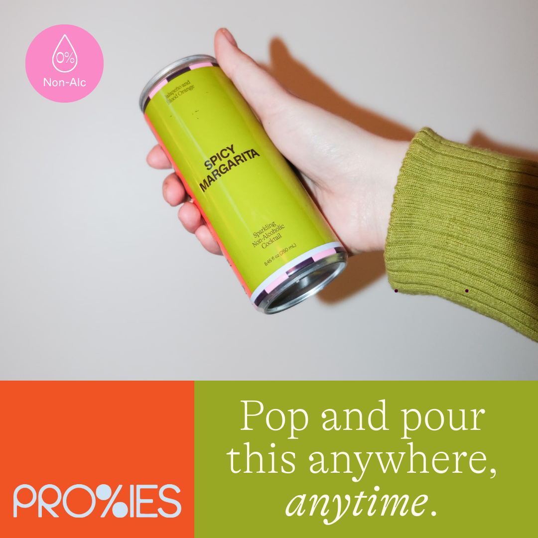 Proxies Facebook ad: Cocktail energy, minus alcohol