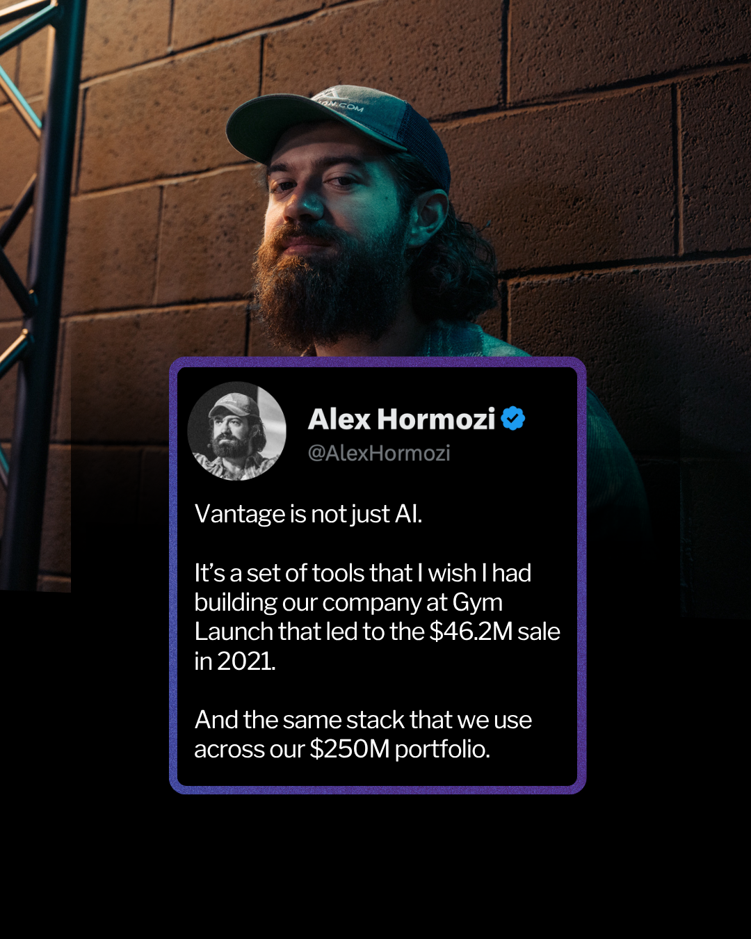 Alex Hormozi Facebook ad