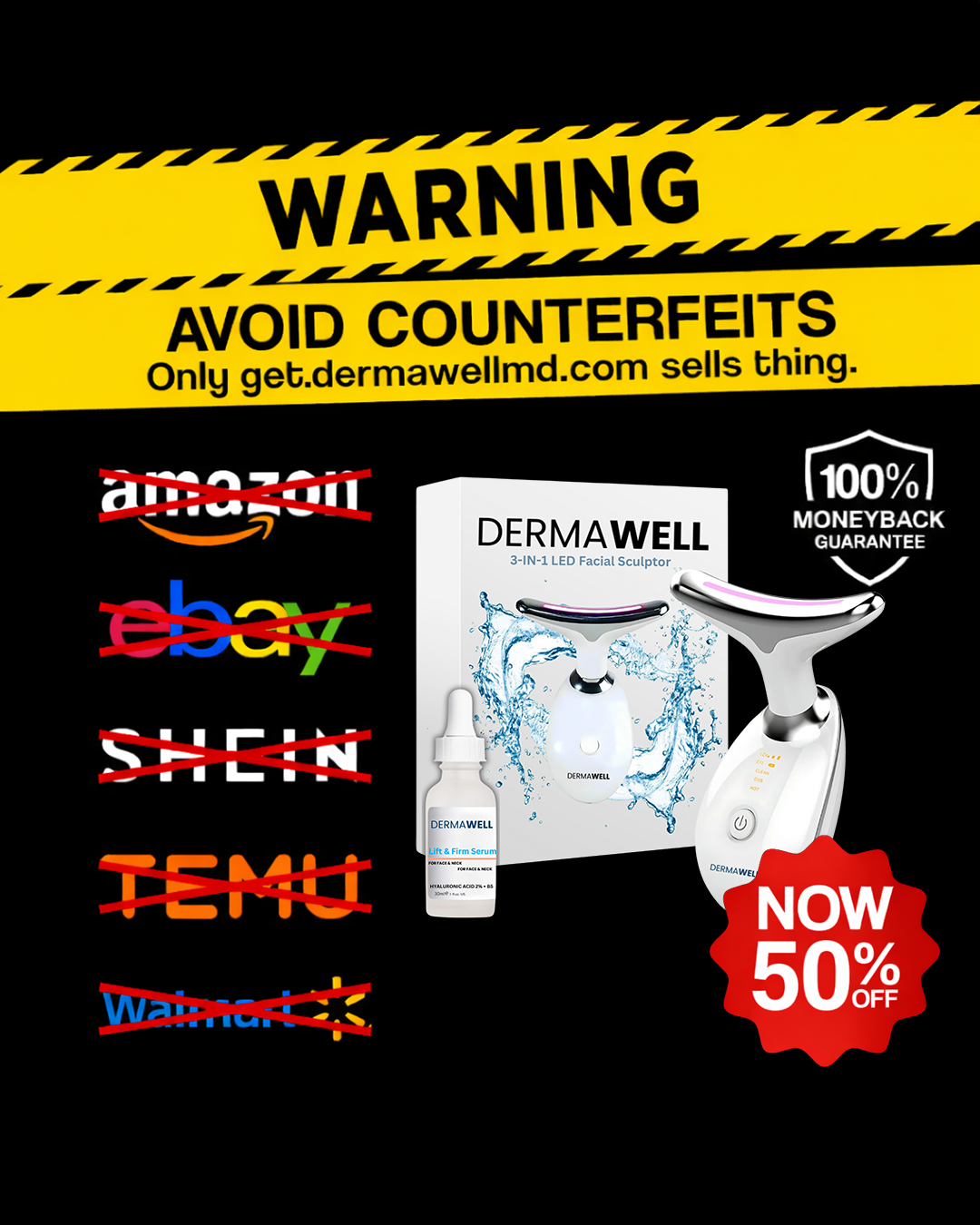 Dermawell Facebook ad