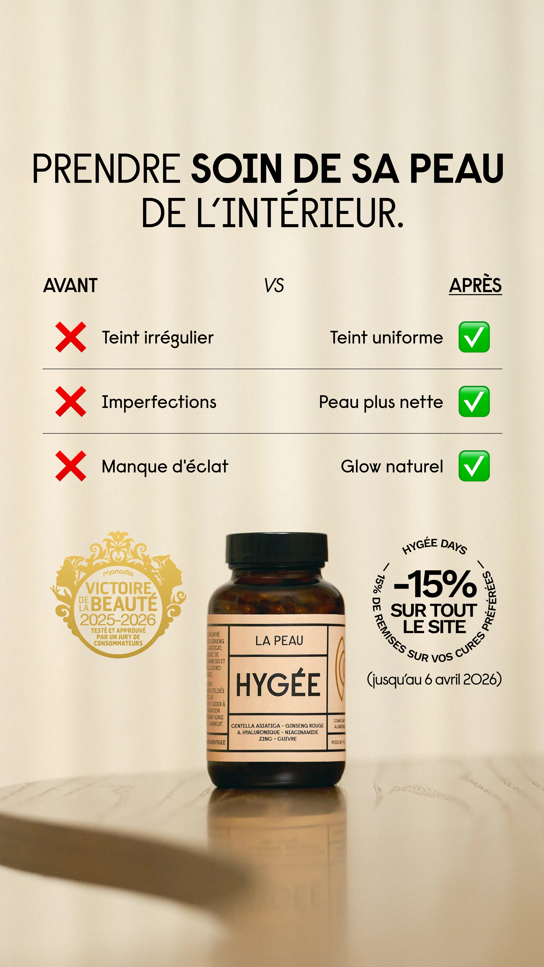 HYGÉE Facebook ad