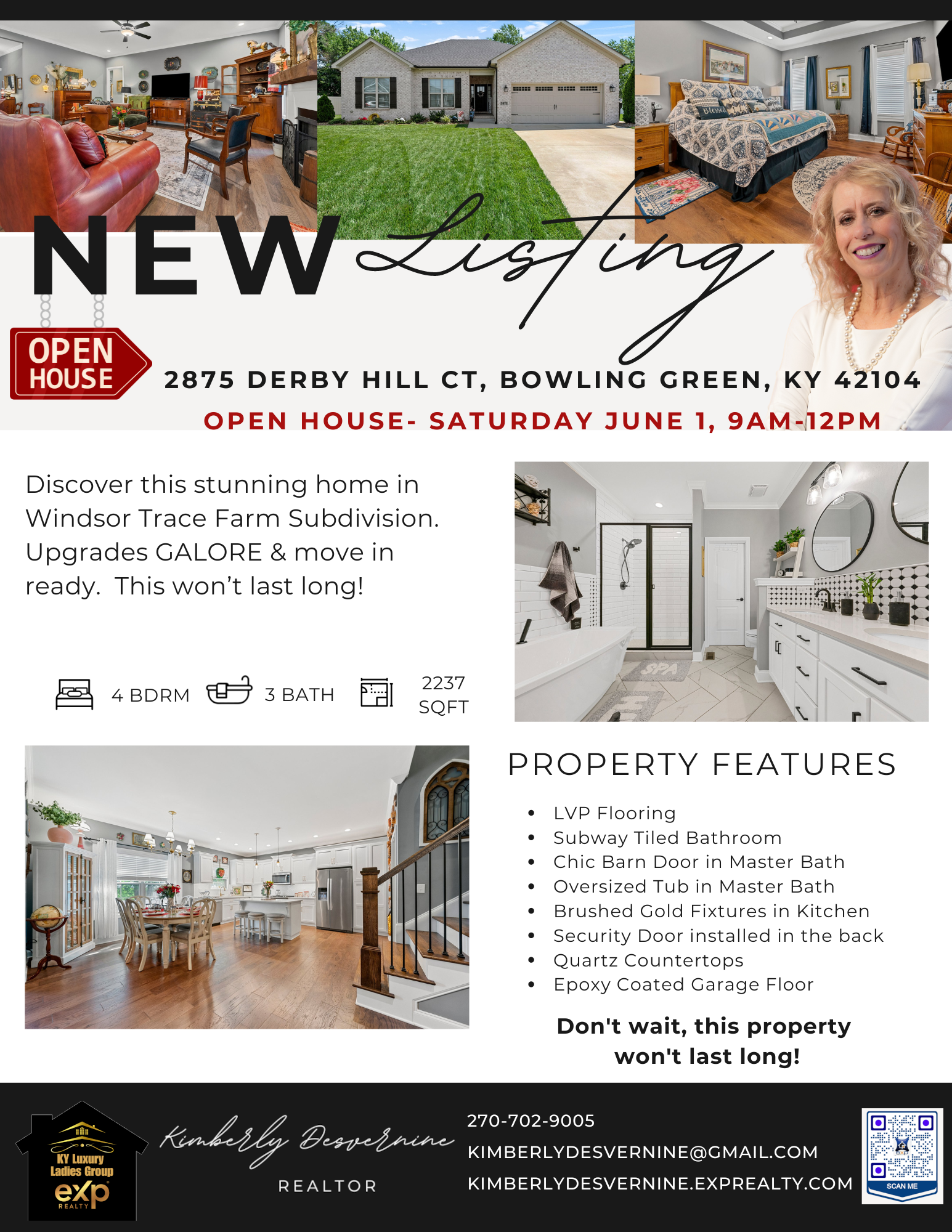 Kimberly Desvernine, EXP Realty Facebook ad