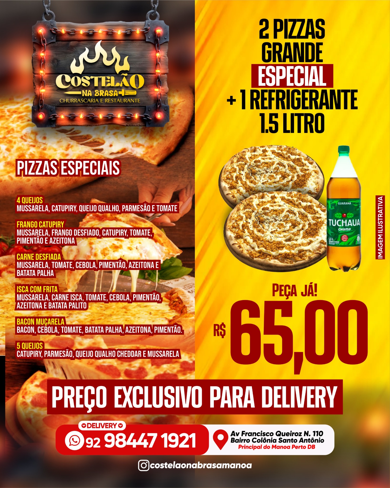 Costelão na Brasa Manoa Facebook ad