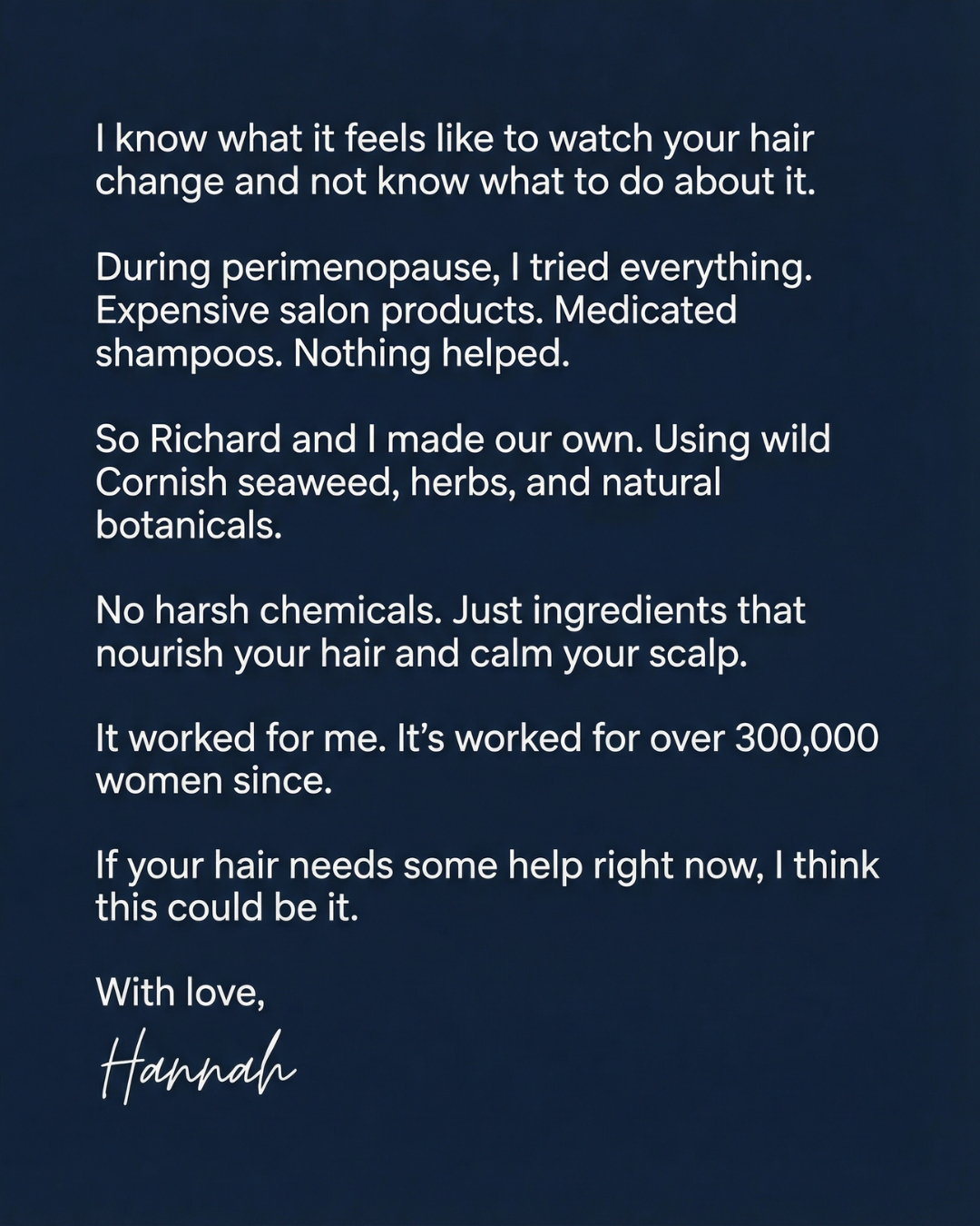 Hannah May - Co-Founder of The Cornish Seaweed Bath Co.  Facebook ad