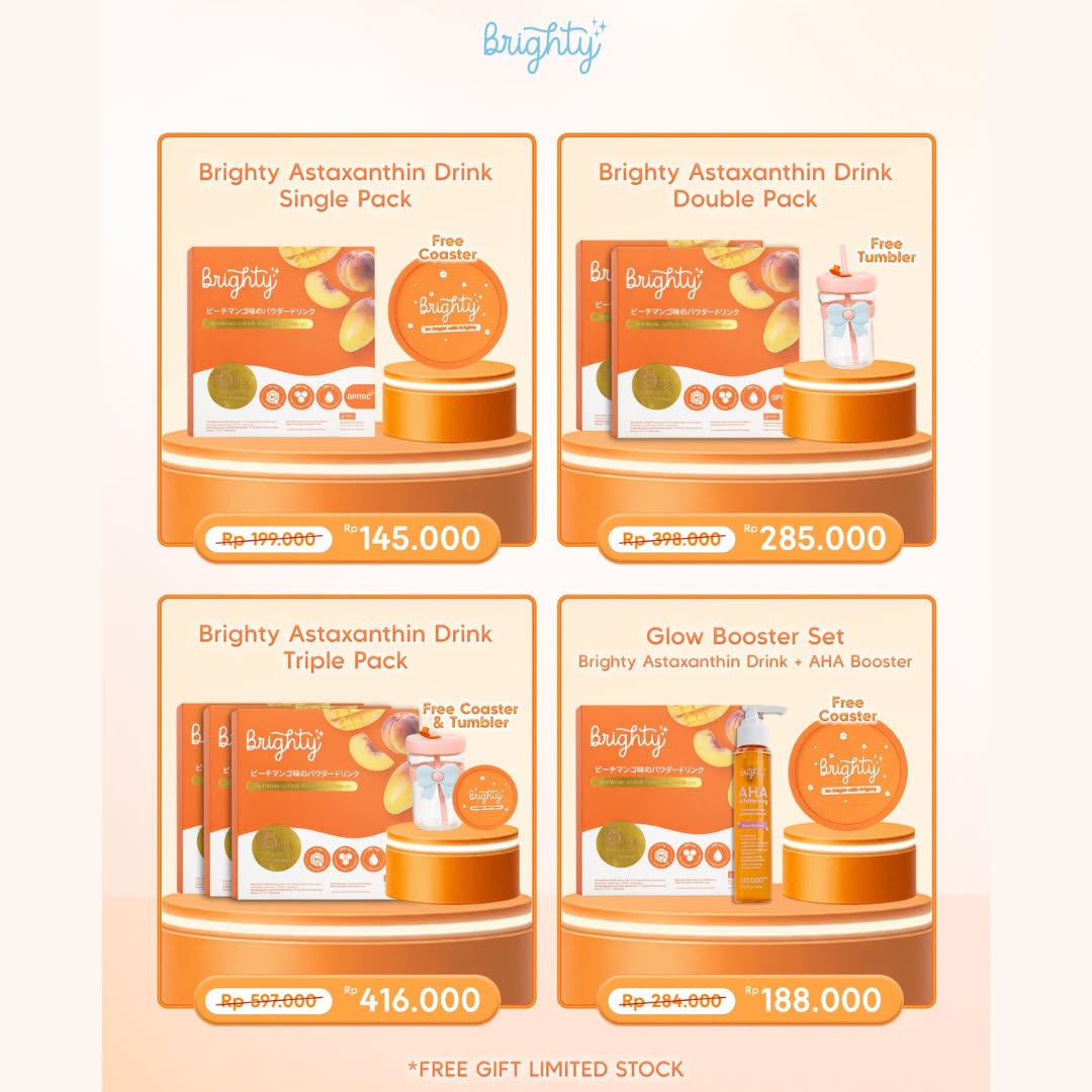 Brighty.id Facebook ad: EXCLUSIVE LAUNCHING 3 MARET 2026