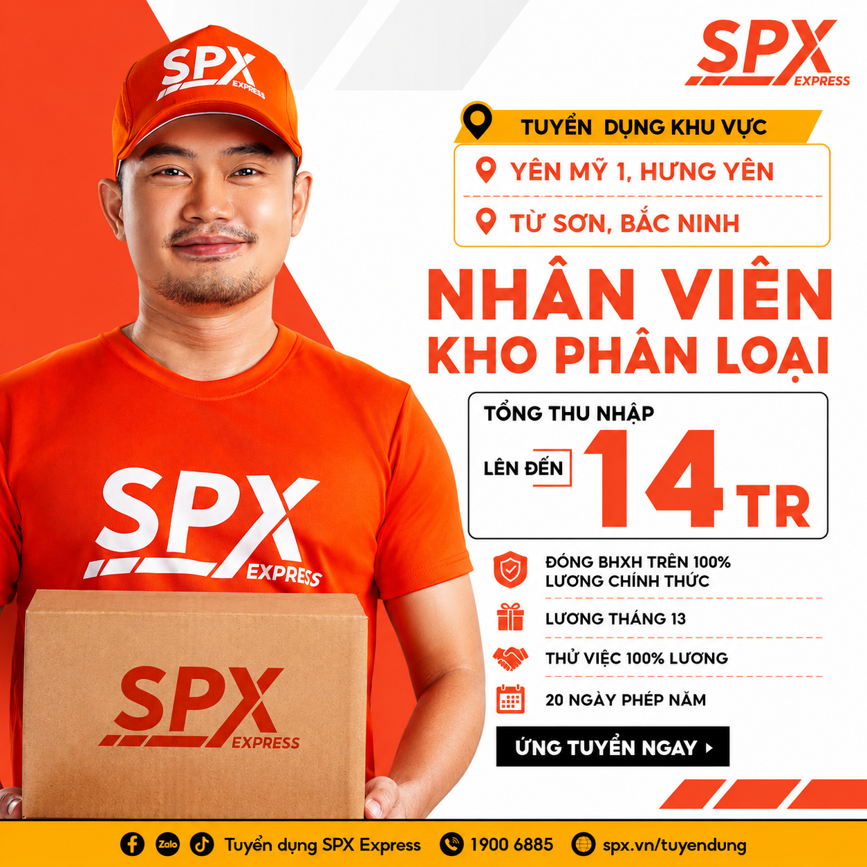 Tuyển Dụng SPX Express Facebook ad
