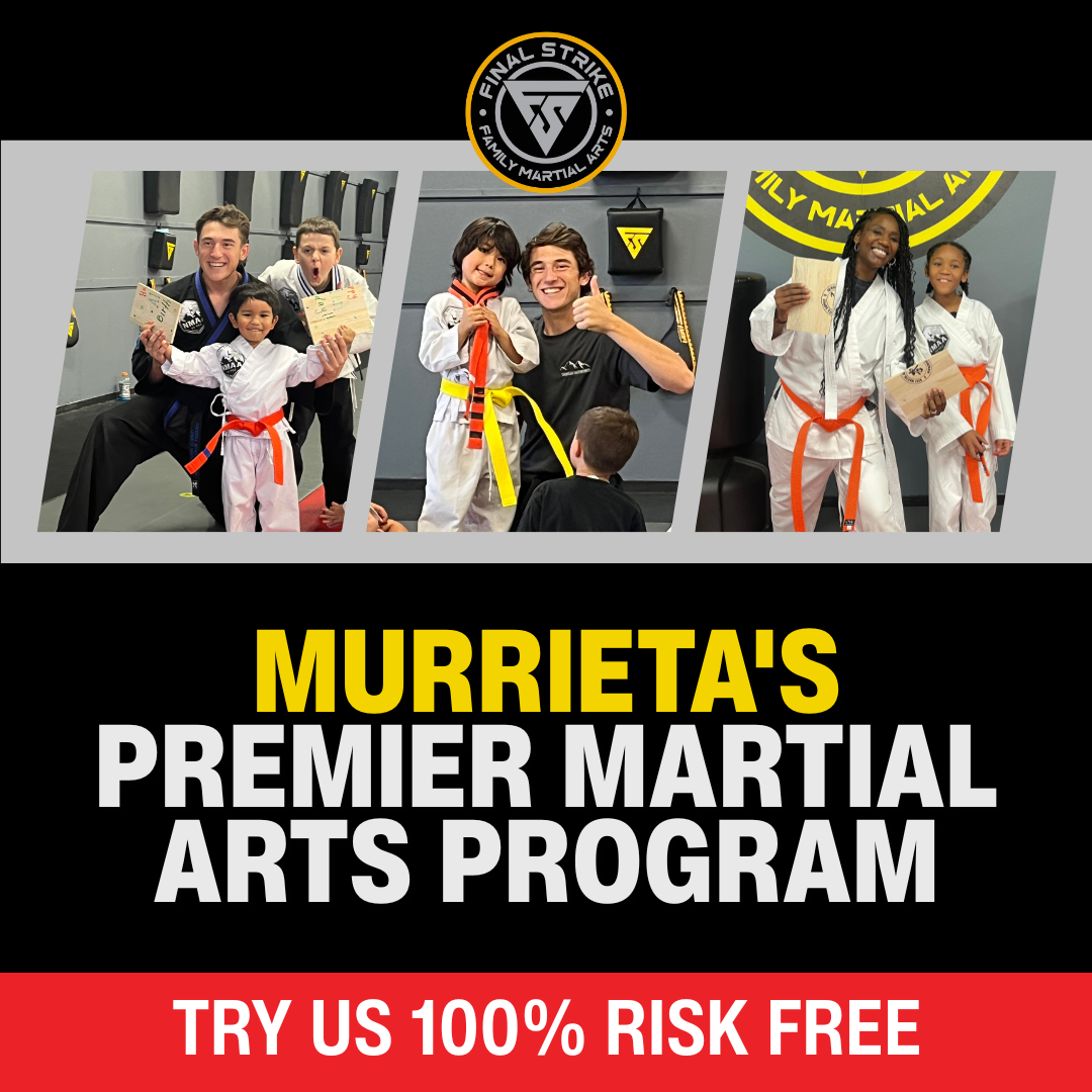 Final Strike Martial Arts Facebook ad: Free Trial Class