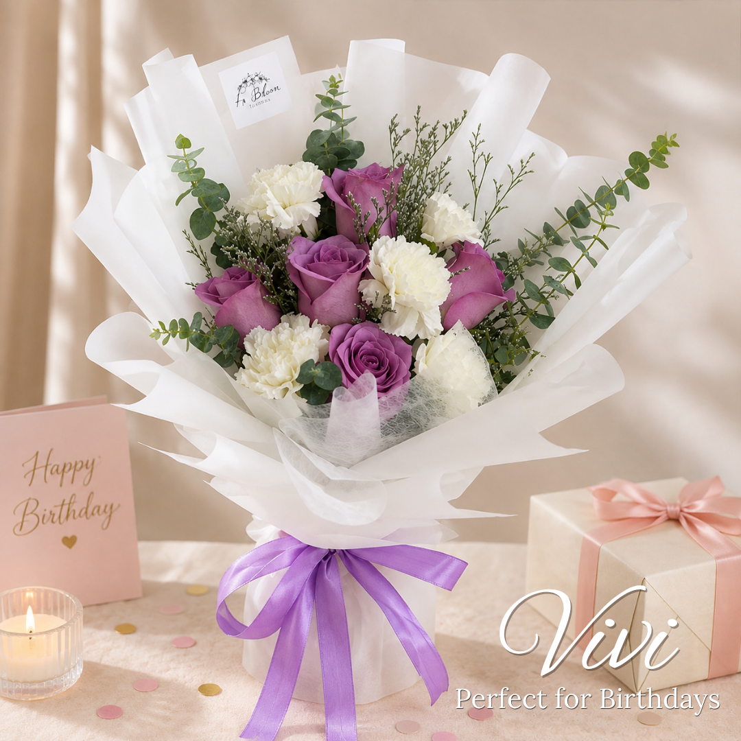 Fu Bloom Flowers Facebook ad: Flowers for every occasion, personality and style.