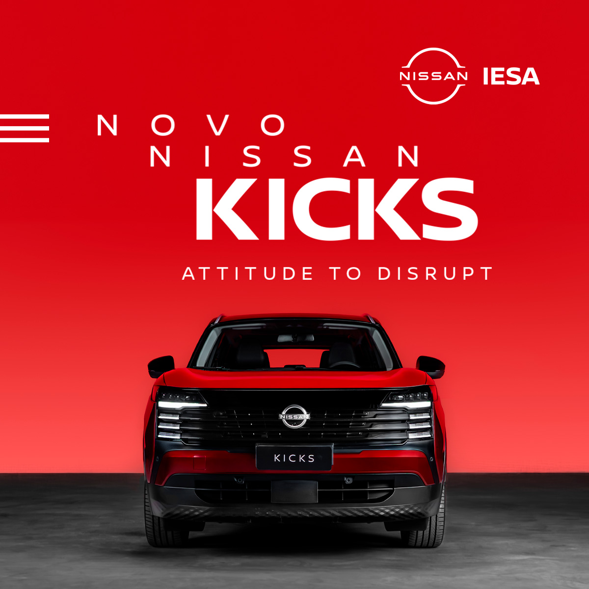 IESA Nissan Facebook ad: Novo Nissan Kicks 2026