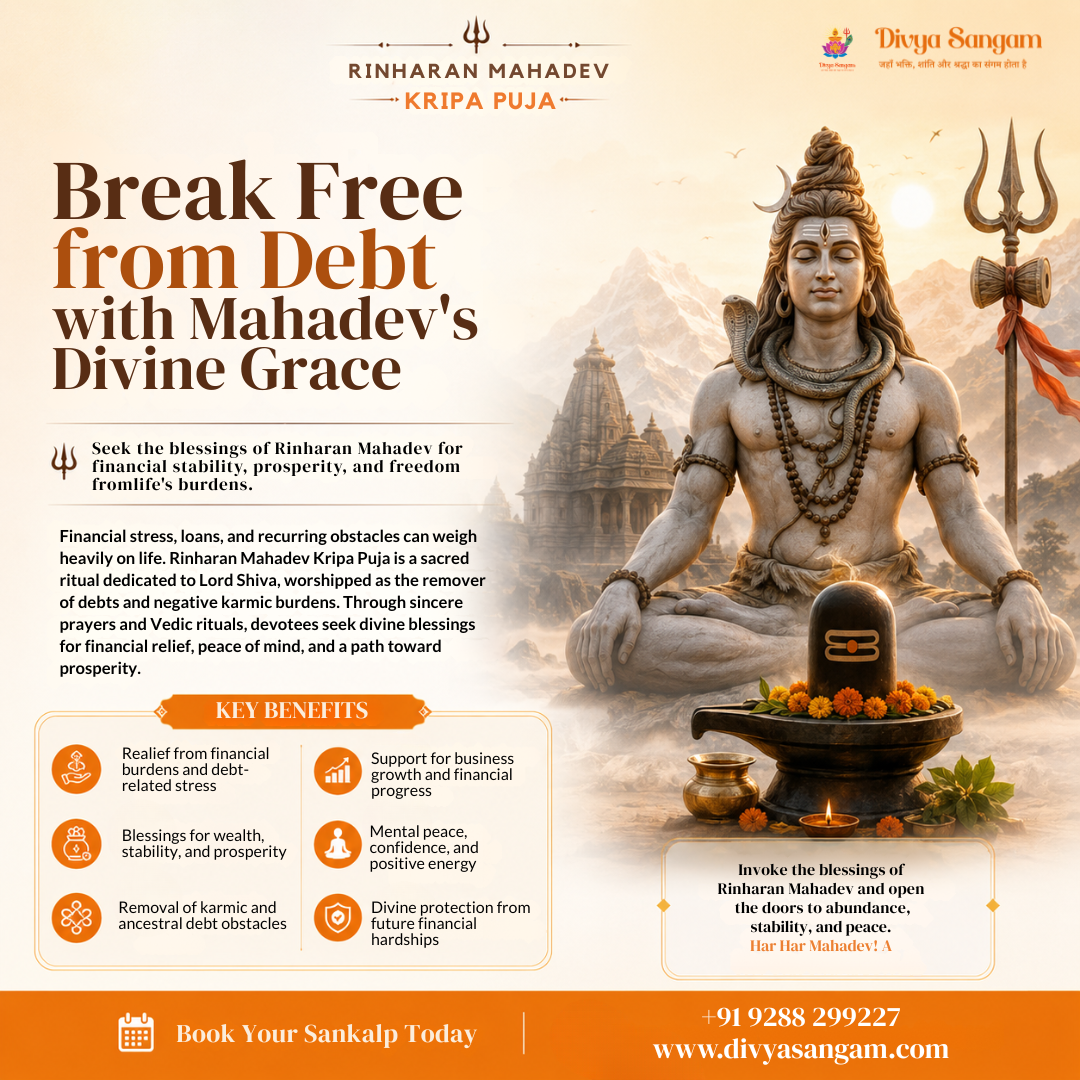 Divya Sangam Puja Facebook ad: Seek the compassionate blessings of Lord Mahadev through…