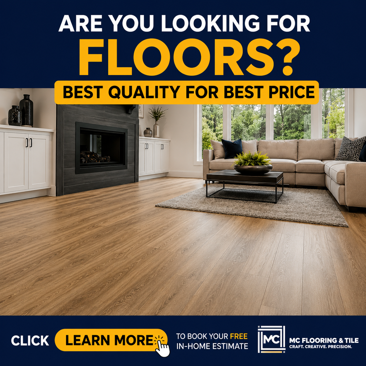 MC Flooring and Tile Facebook ad from Jun 26, 2026