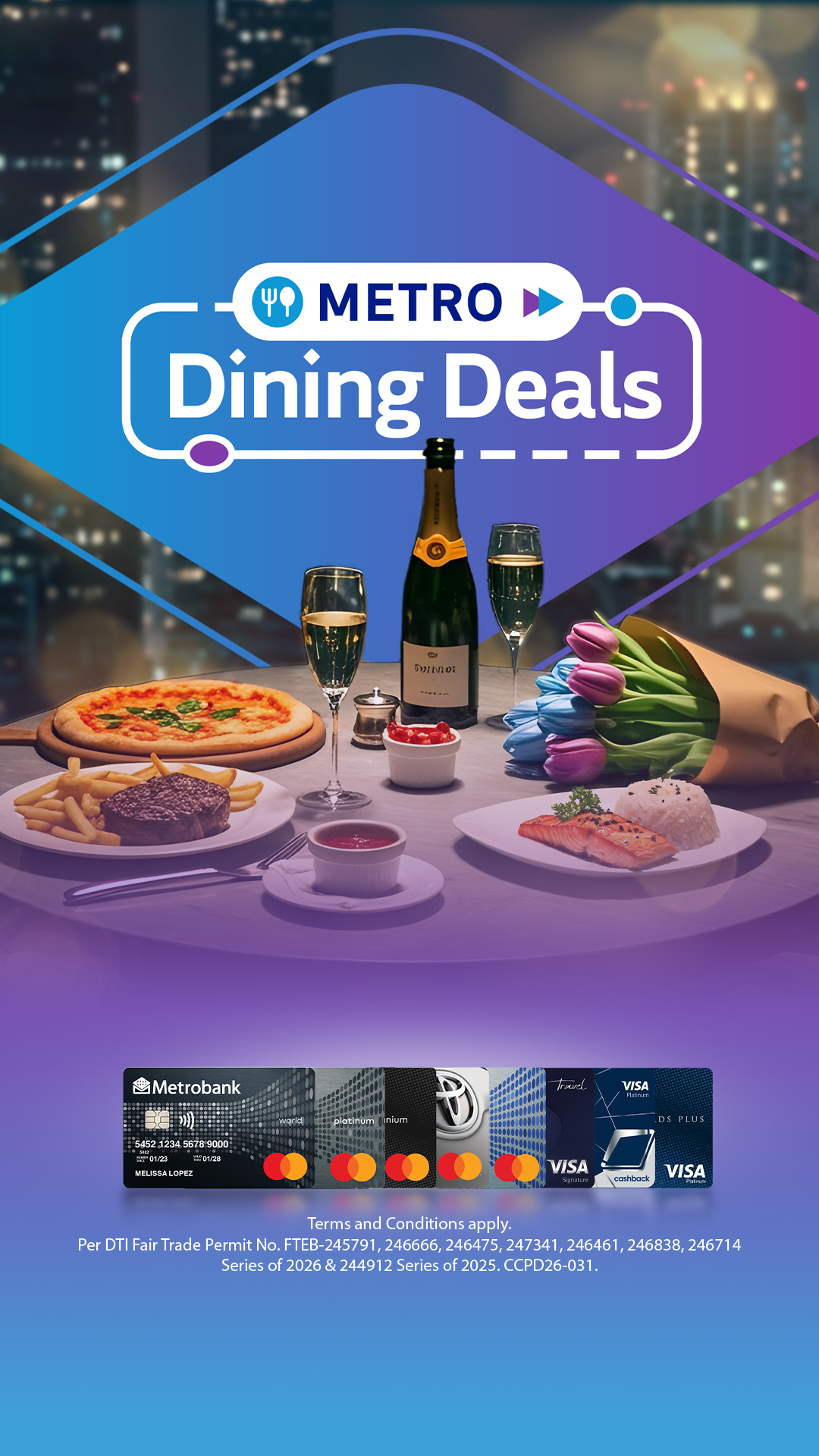 Metrobank Card Facebook ad