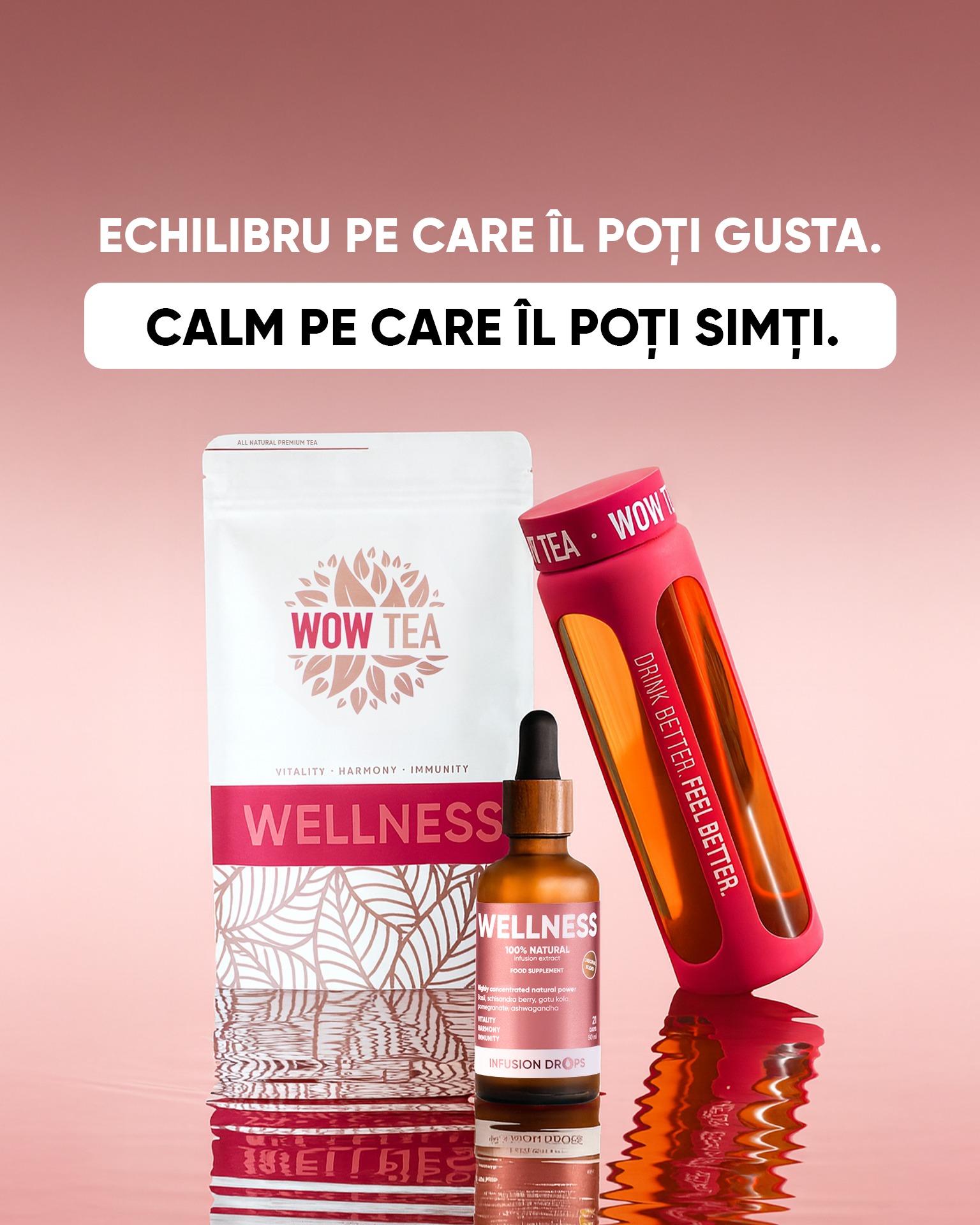 WOW TEA RO Facebook ad