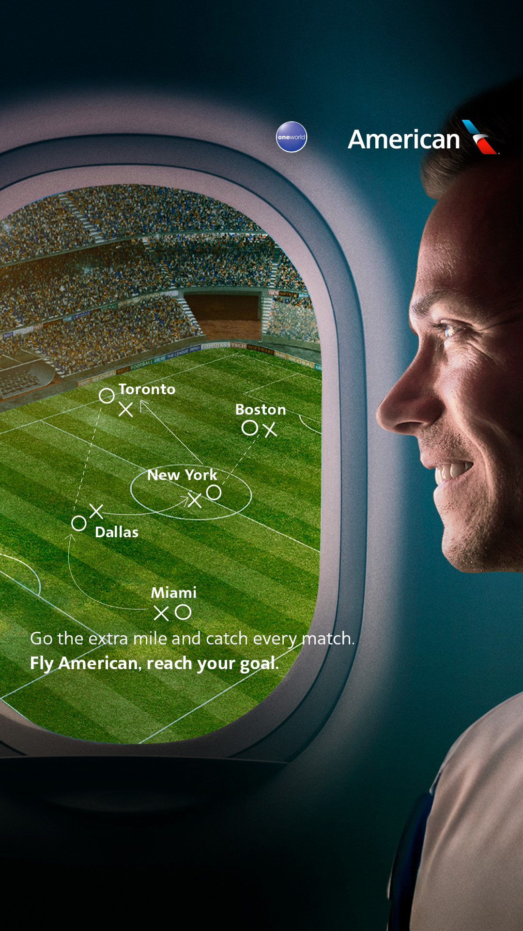 American Airlines Facebook ad