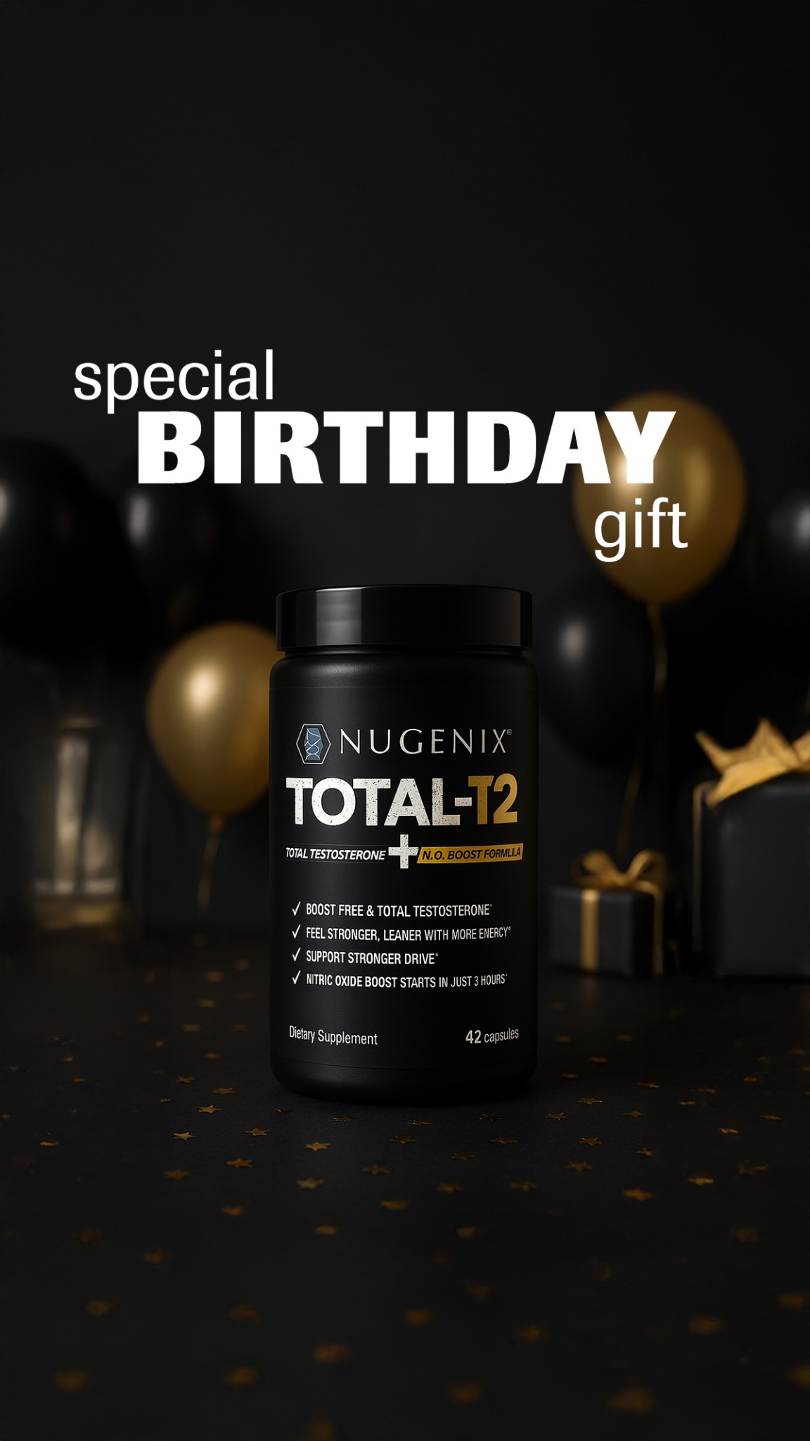 Nugenix Total-T 2 Facebook ad from Mar 11, 2026
