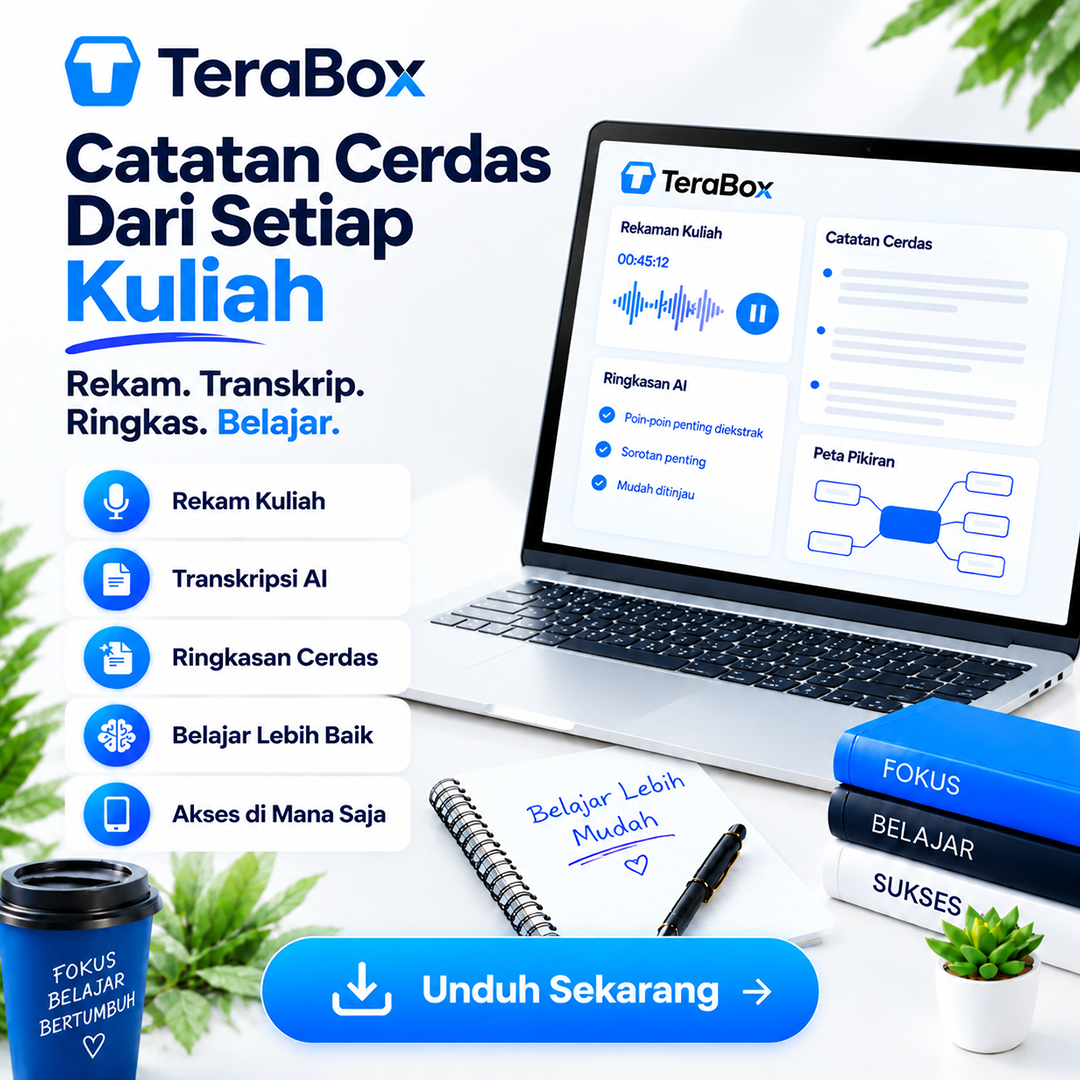 TeraBox AI Content Tools Facebook ad: Bantuan belajar gratis