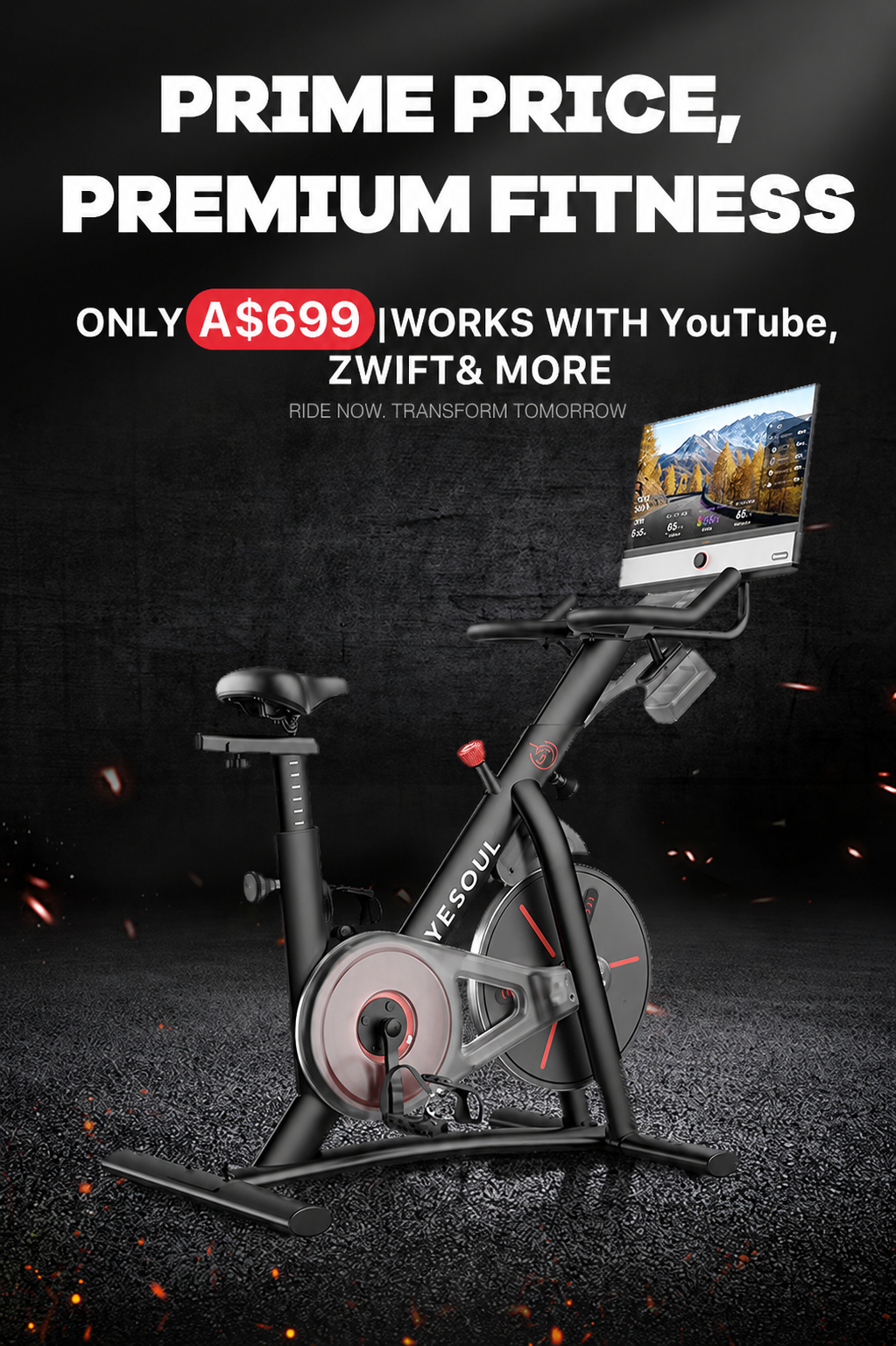 Yesoul Fitness Australia Facebook ad
