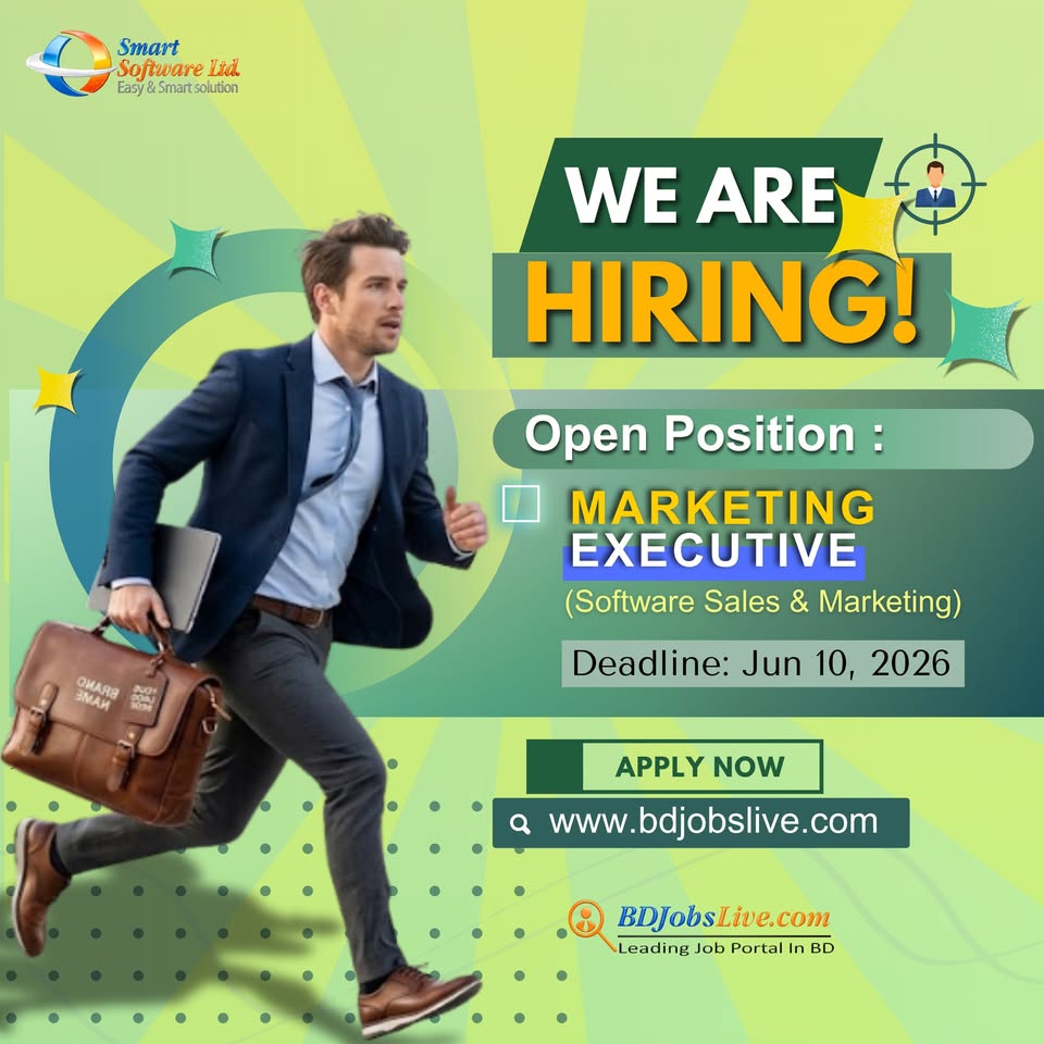 BDJobs Live Facebook ad: Marketing Executive