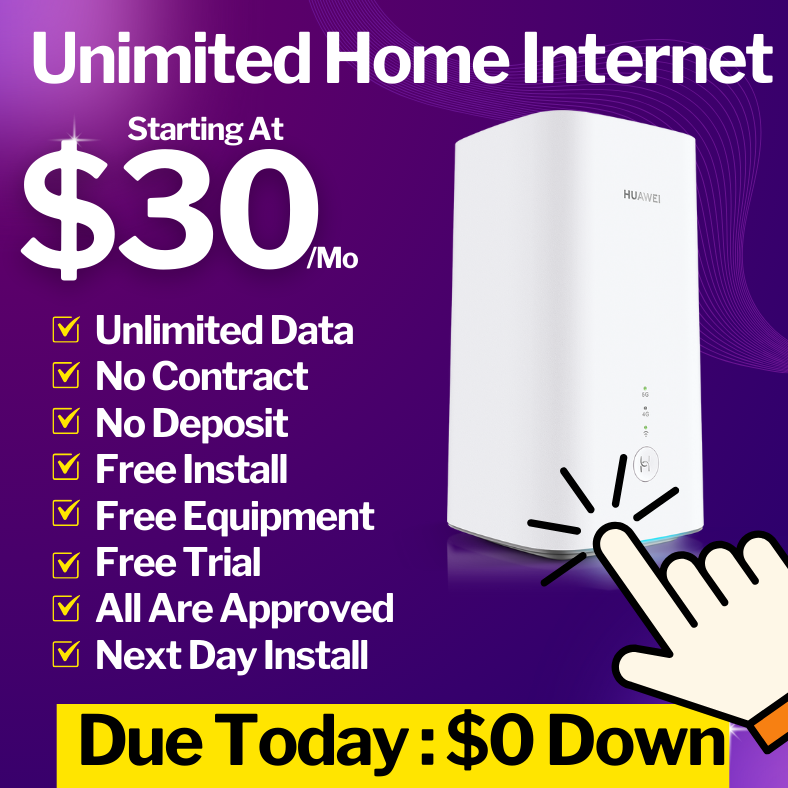 Home Internet Near Me Facebook ad: Chat on Messenger
