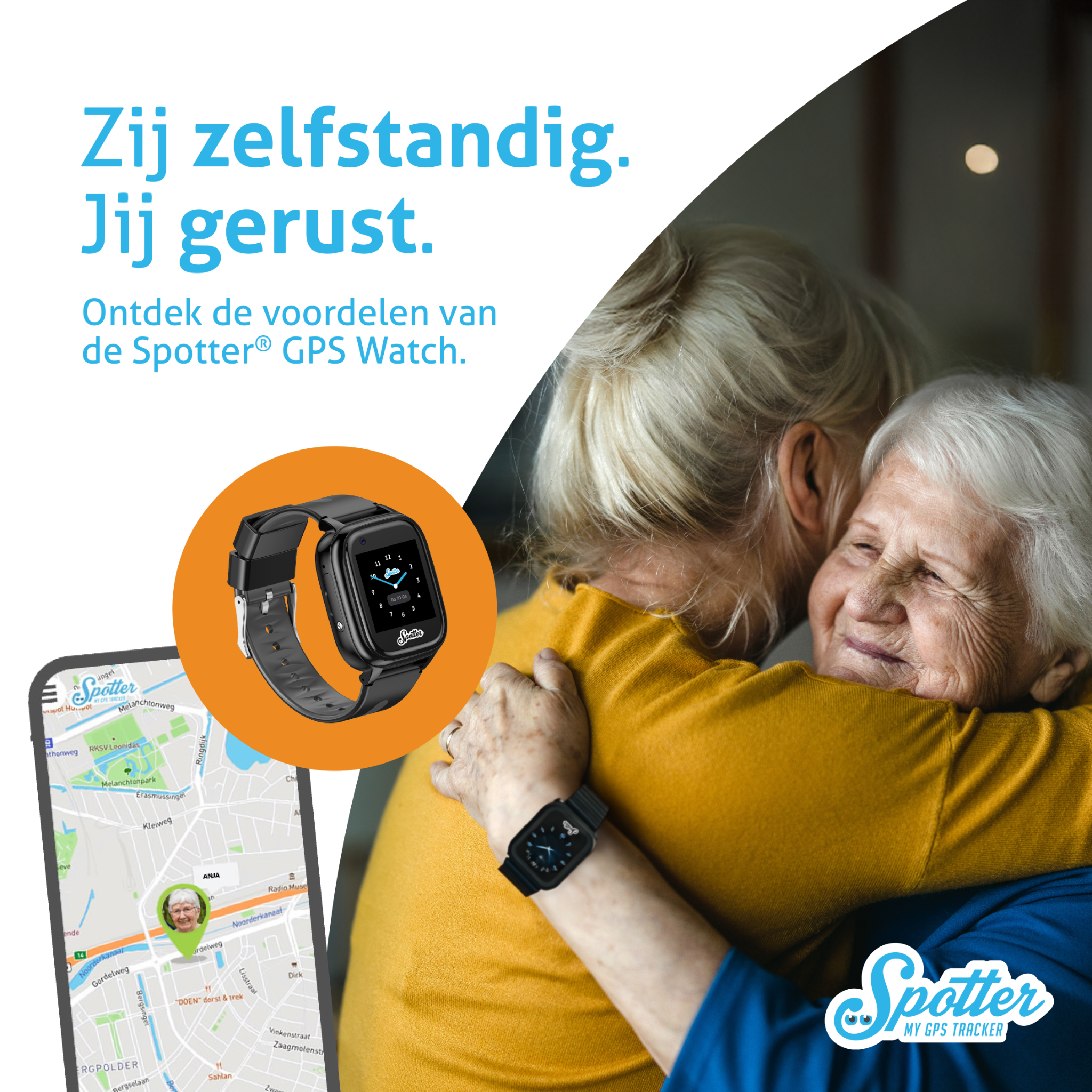 Spotter Facebook ad: Hét senioren alarm horloge zonder abonnement