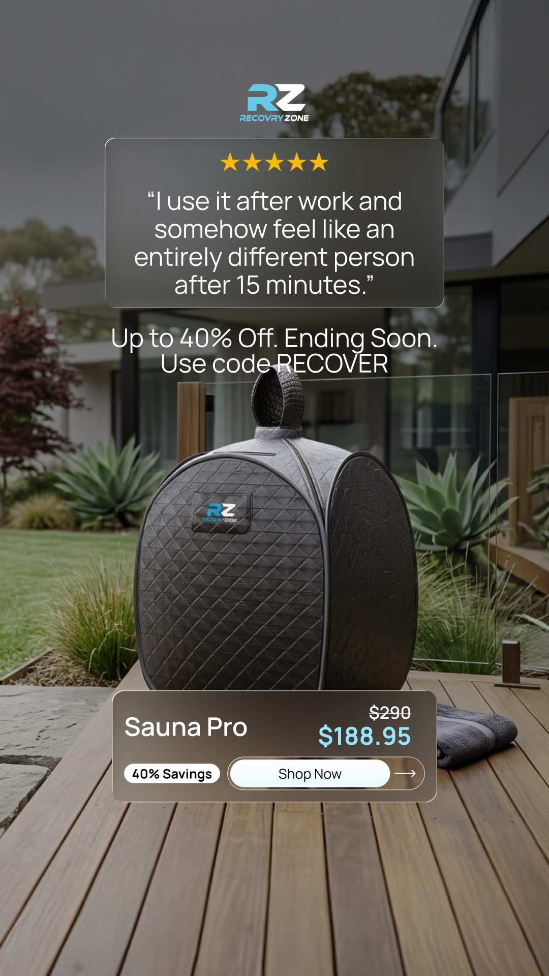 Recovry Zone Facebook ad